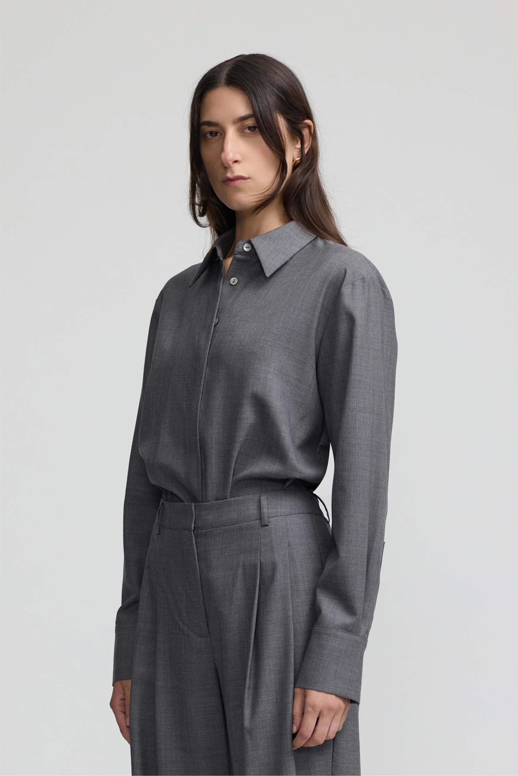 Hero Shirt - Gentle Grey Wool