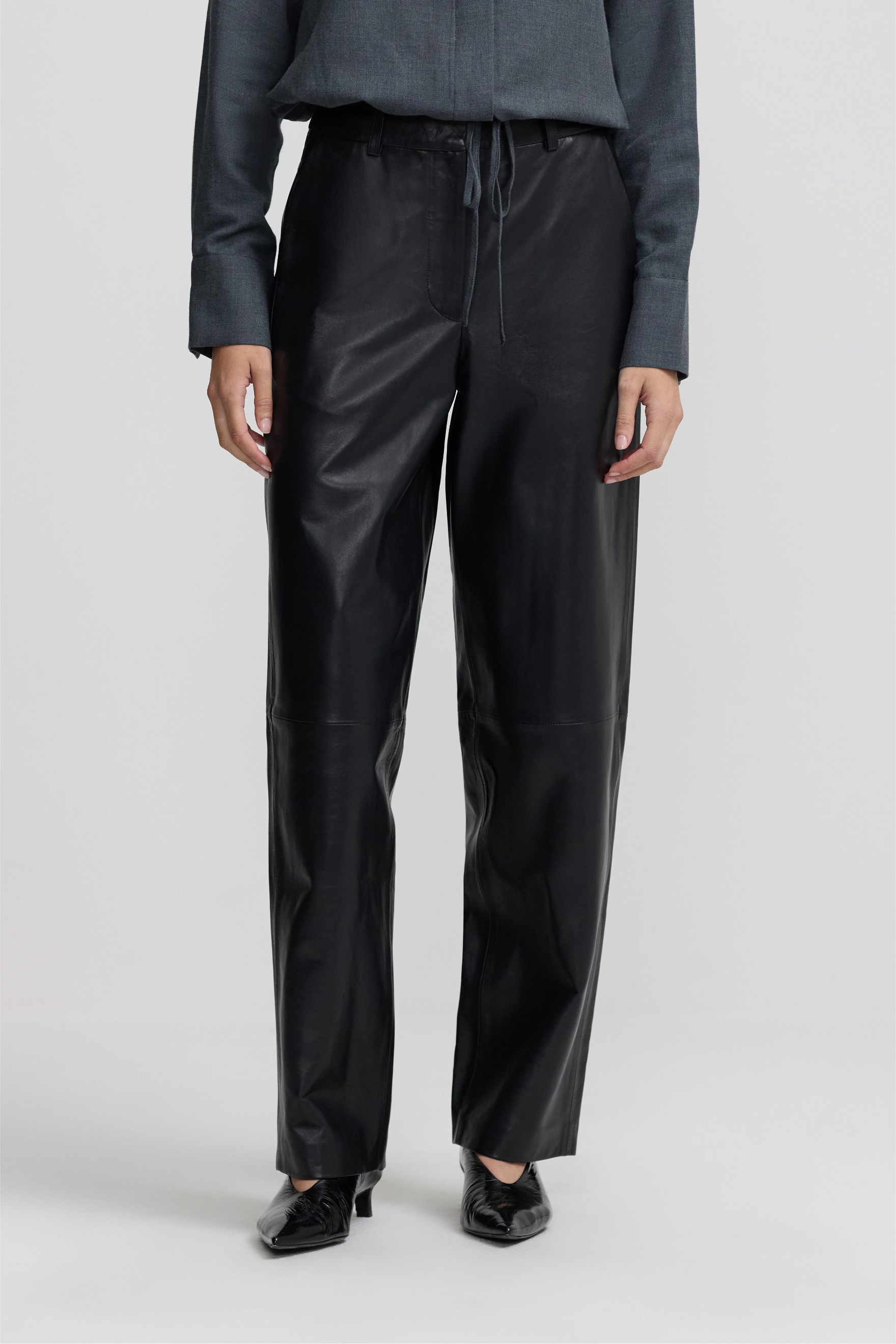Leather Forever Pant - Black