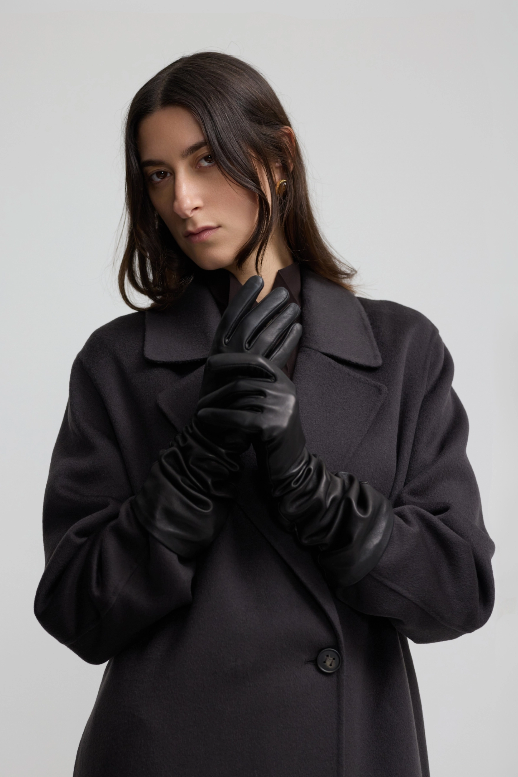 Nappa Leather Gloves - Black