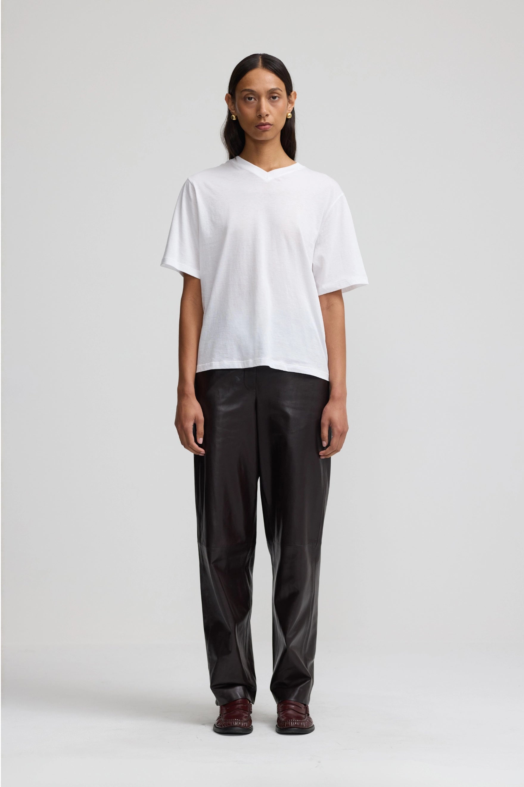 Cotton Everyday V-Neck T - White