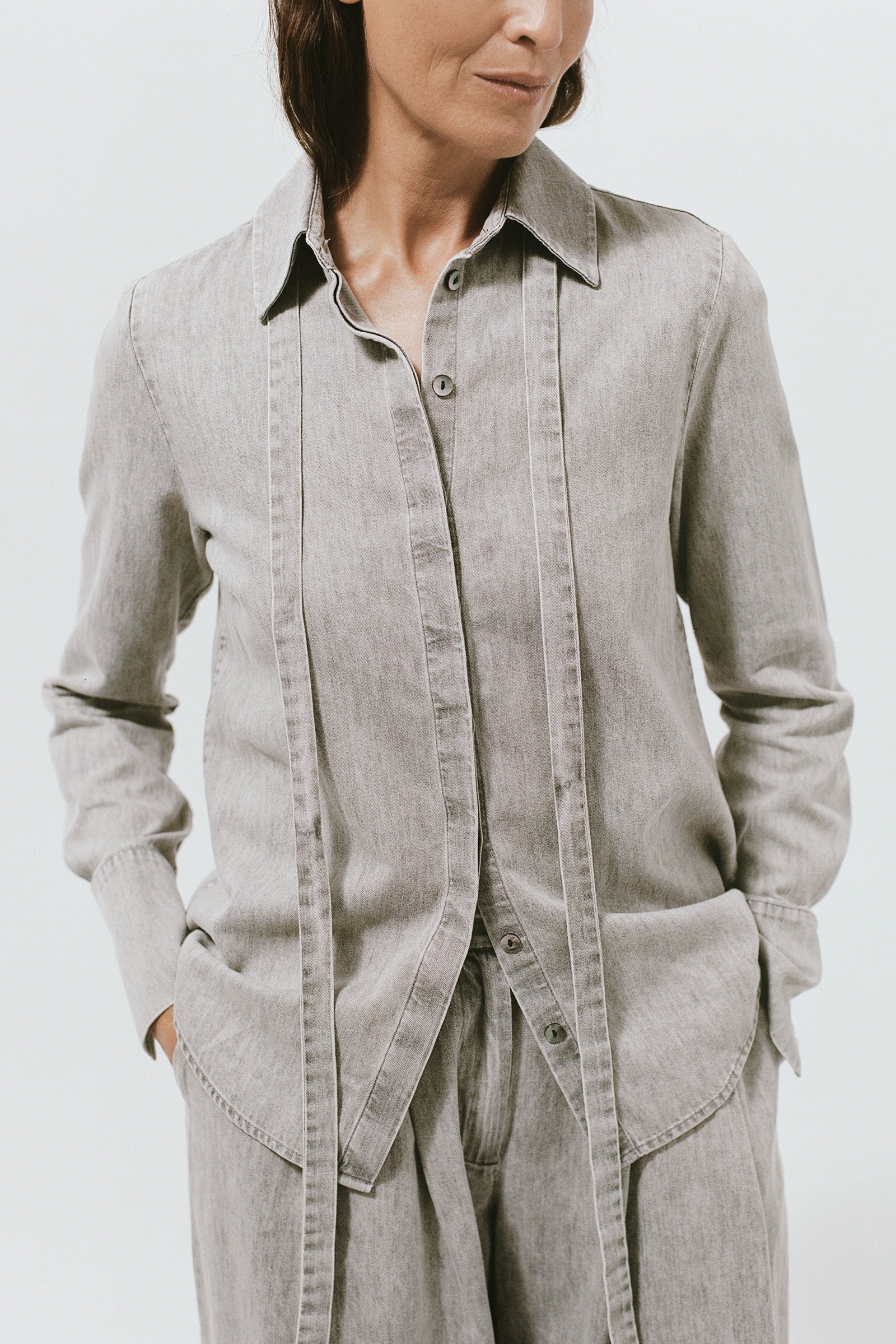 Perfect Shirt 2.0 - Vintage Grey Denim