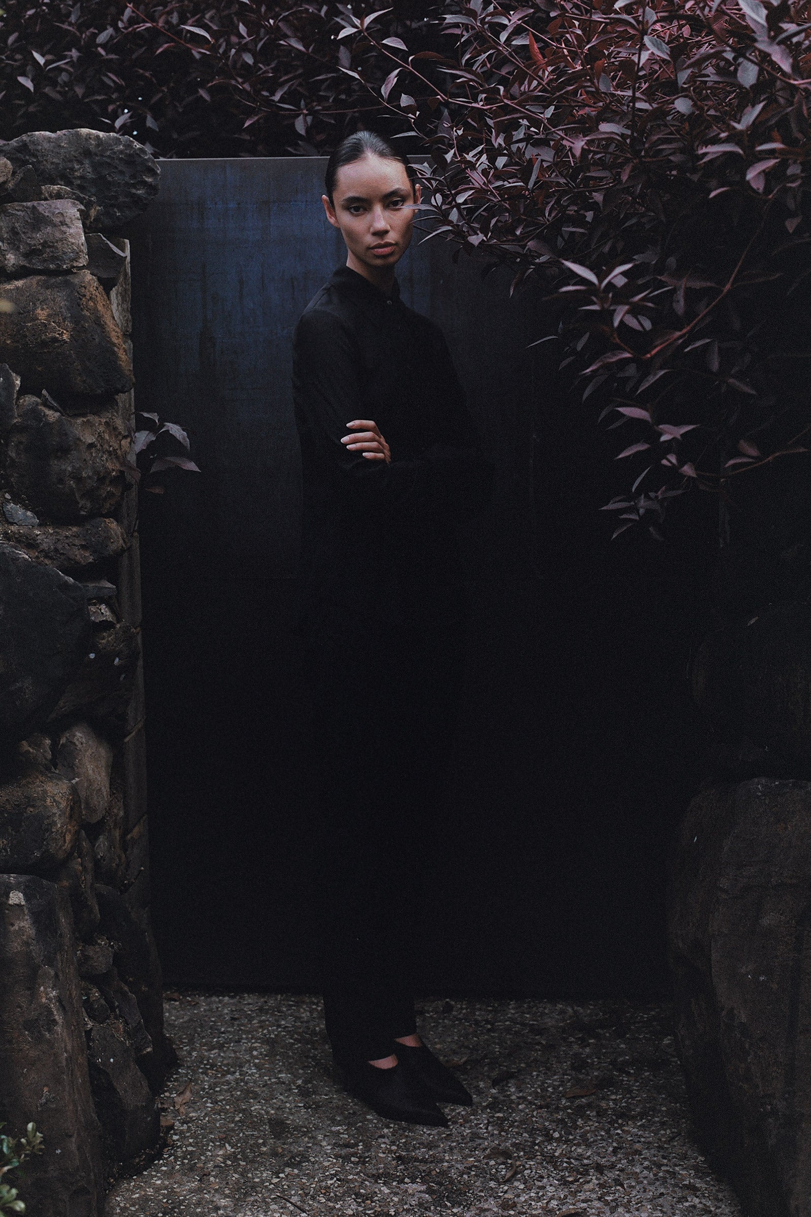 Modern Shirt - Black Silk