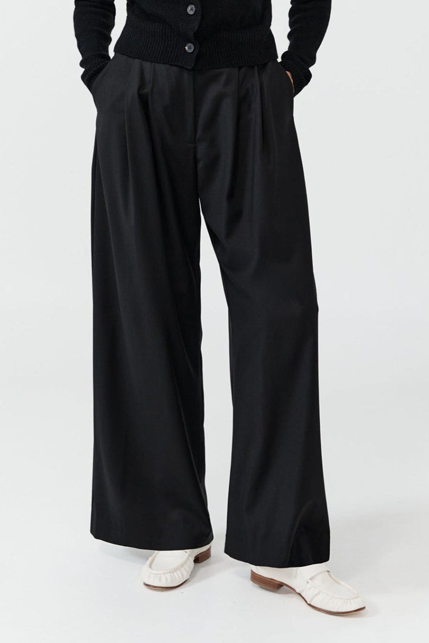 Hero Pant - Black Wool