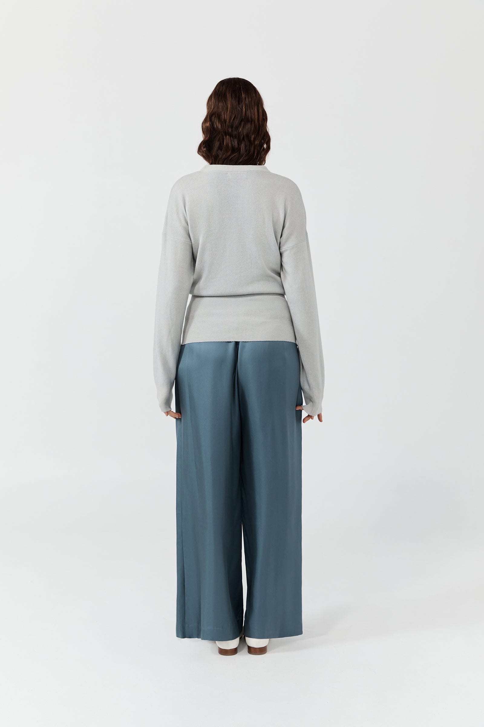 Hero Cashmere Crew Neck - Cloud