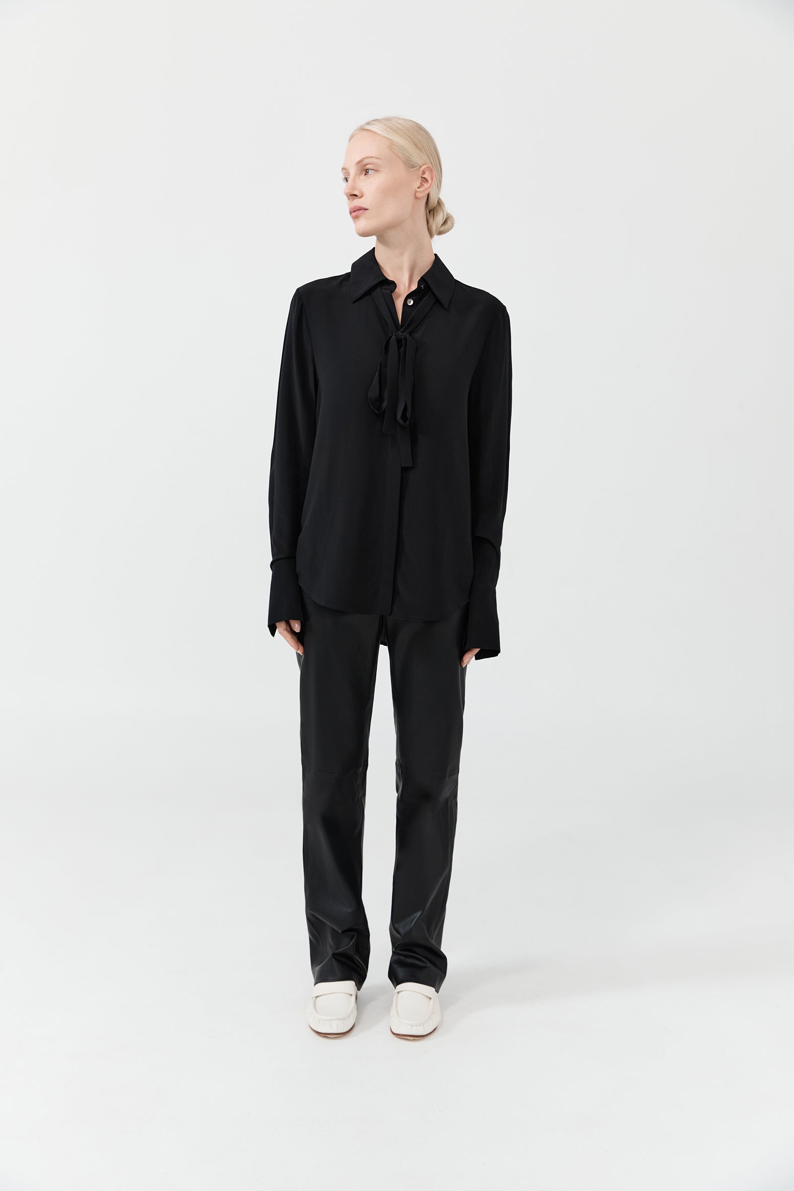 Perfect Shirt 2.0 - Black Silk