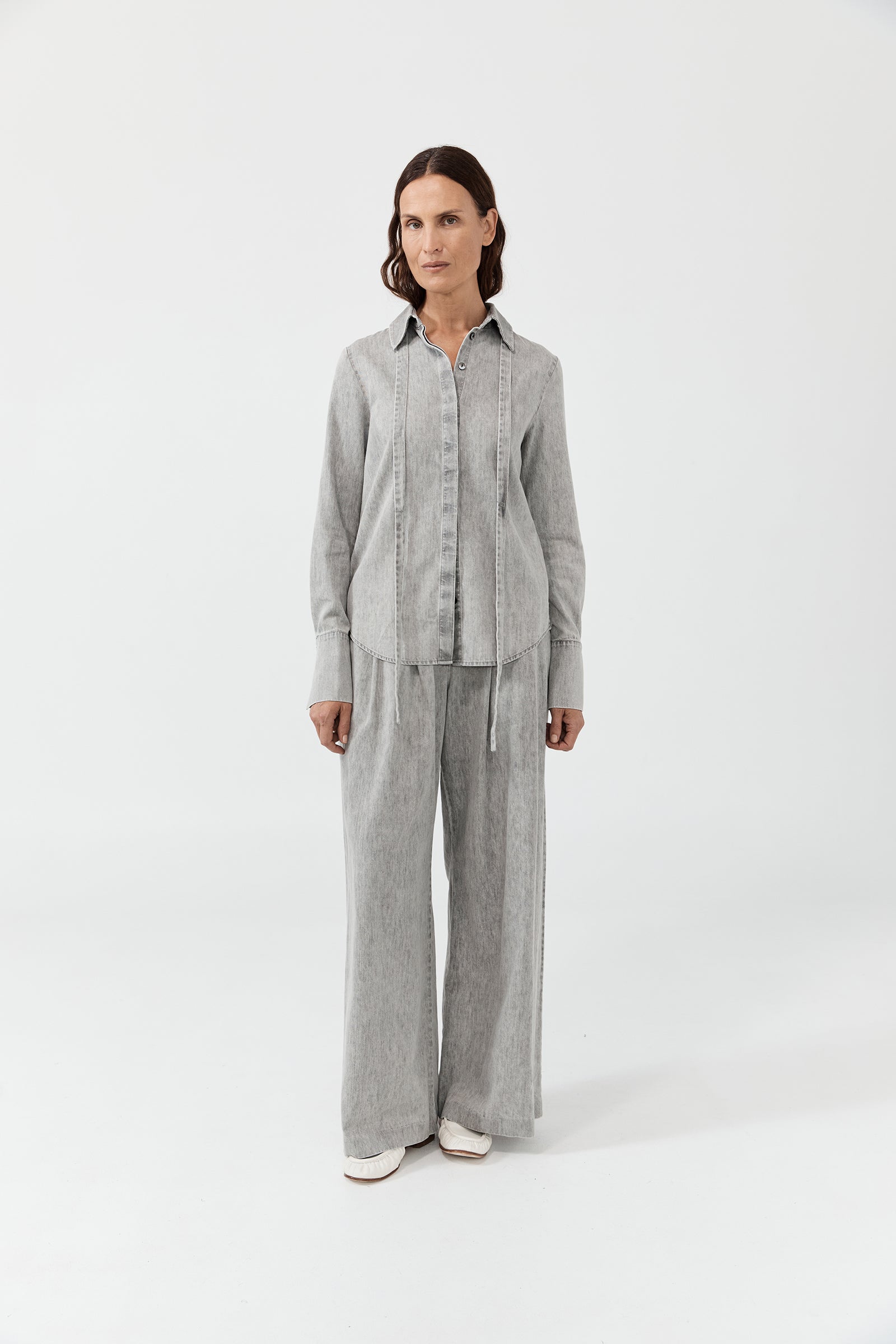 Perfect Shirt 2.0 - Vintage Grey Denim