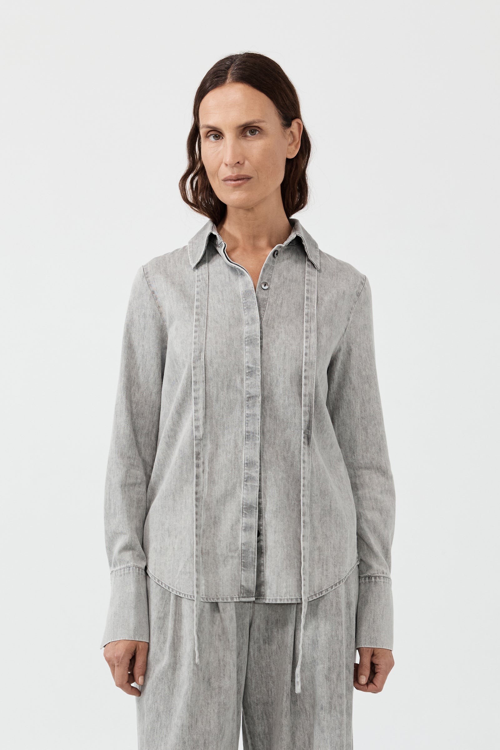 Perfect Shirt 2.0 - Vintage Grey Denim