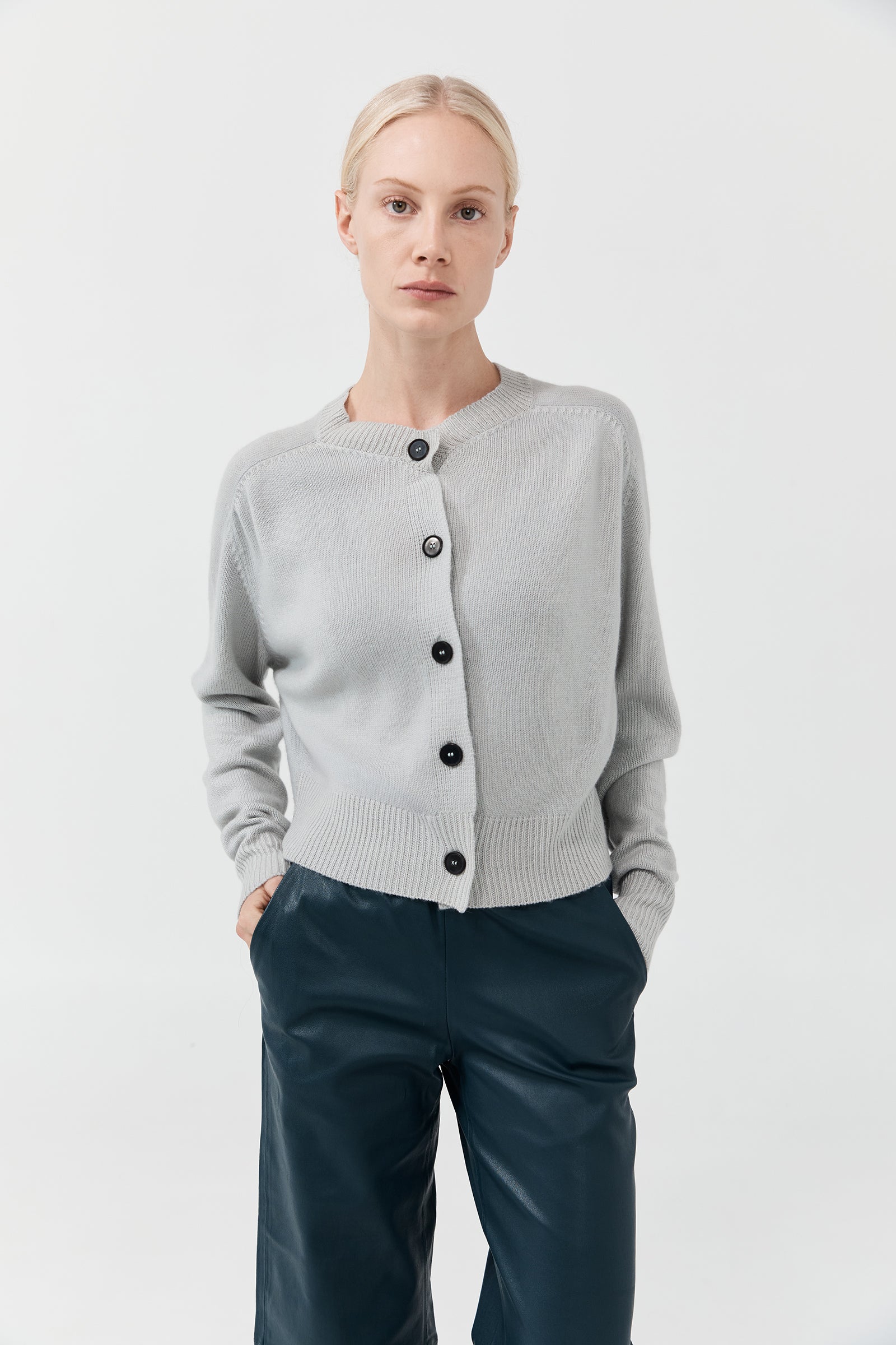 Everyday Cashmere Cardigan - Cloud