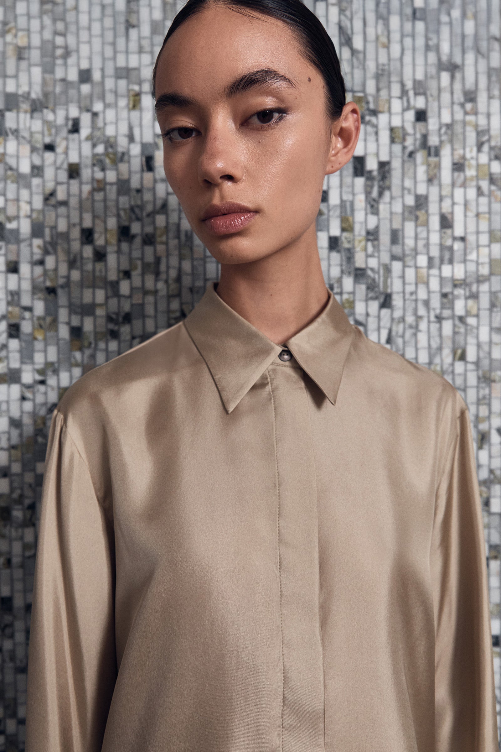 Hero Shirt - New Beige Silk