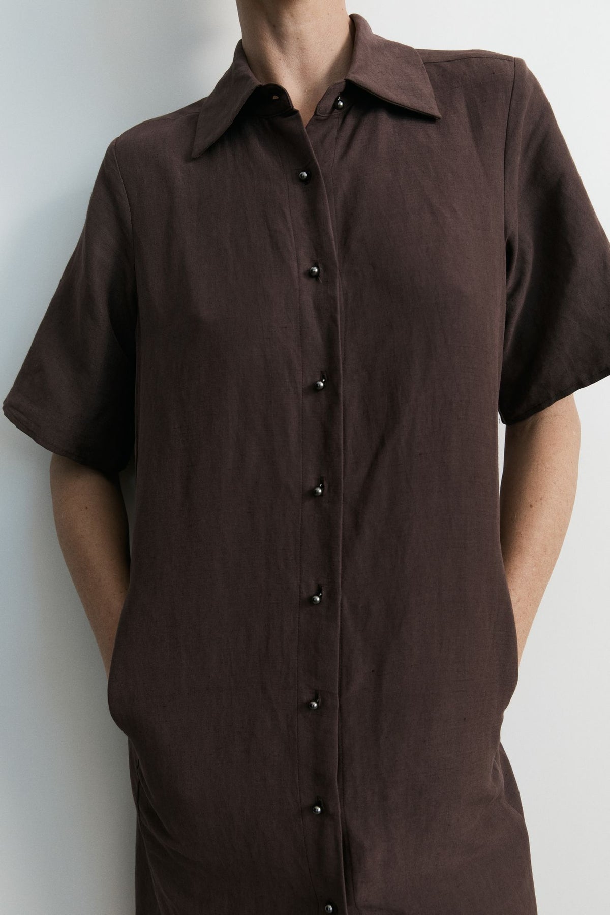 Edition Dress - Muscatel Silk Linen