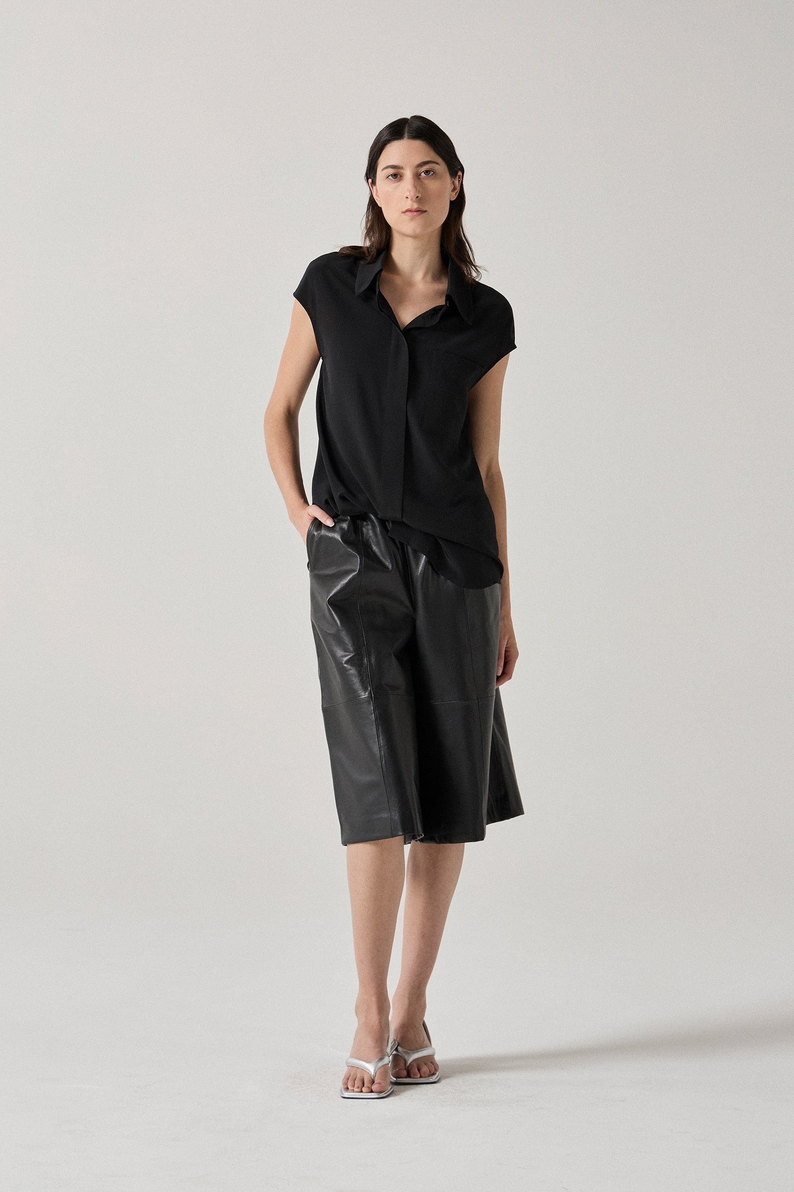 Easy Shirt - Black Silk