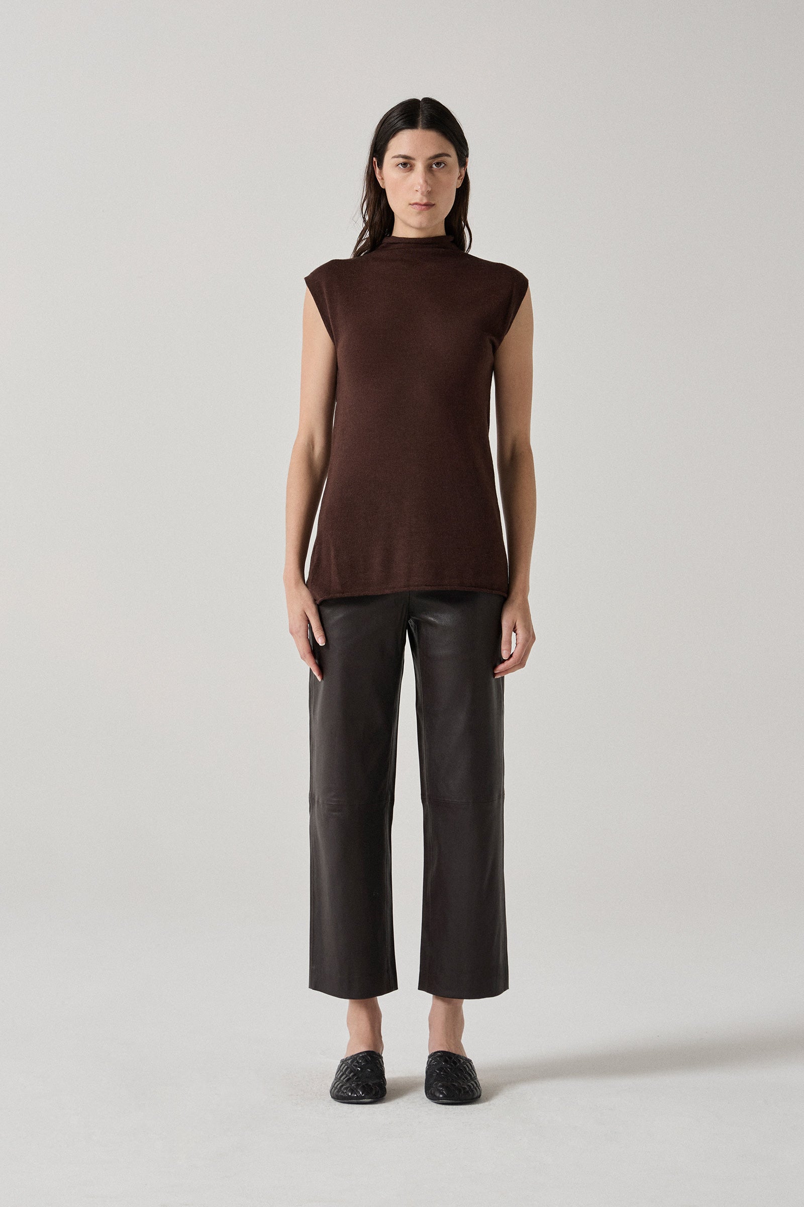 Cashmere Sleeveless Top - Java