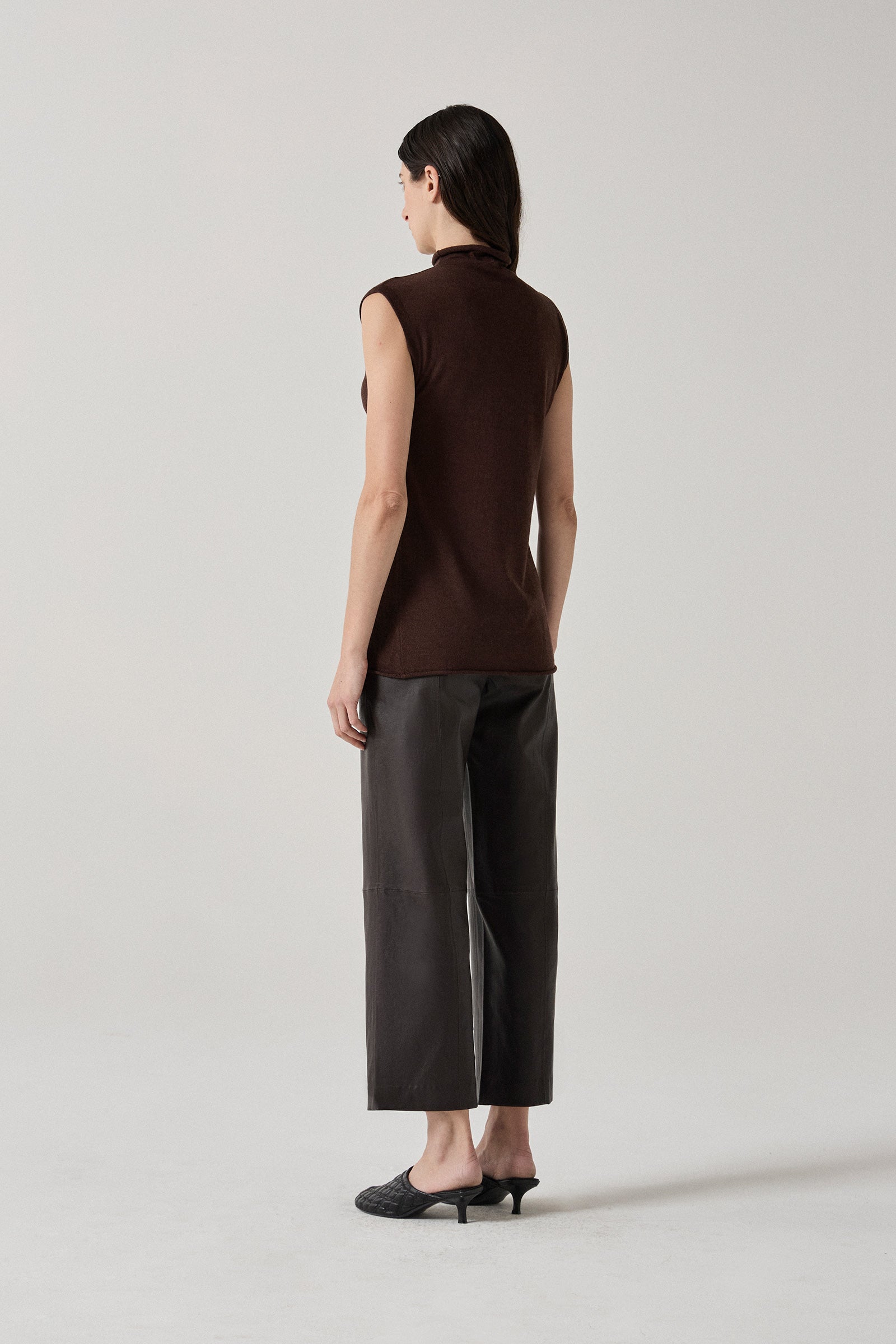 Cashmere Sleeveless Top - Java