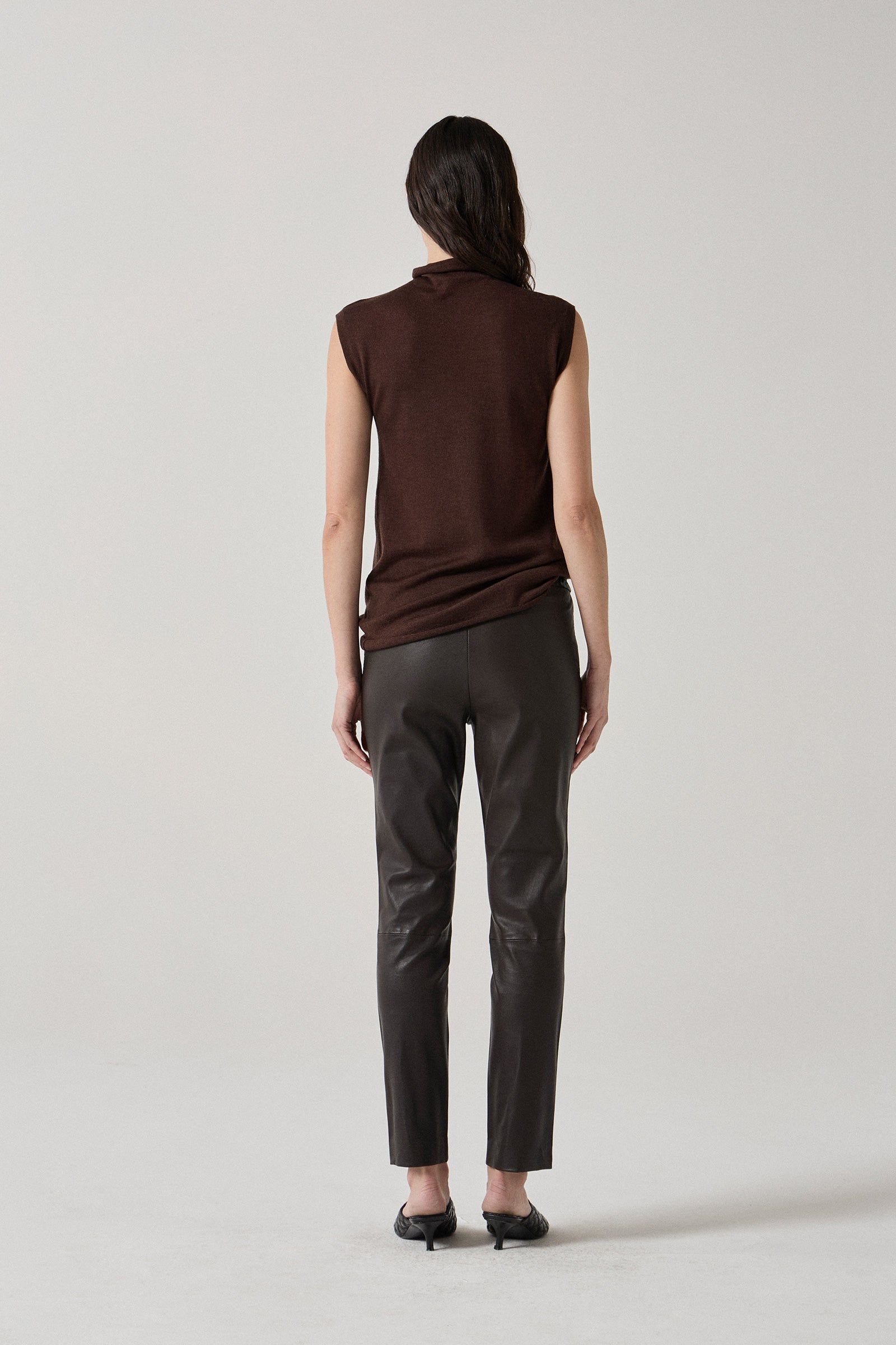 Cashmere Sleeveless Top - Java