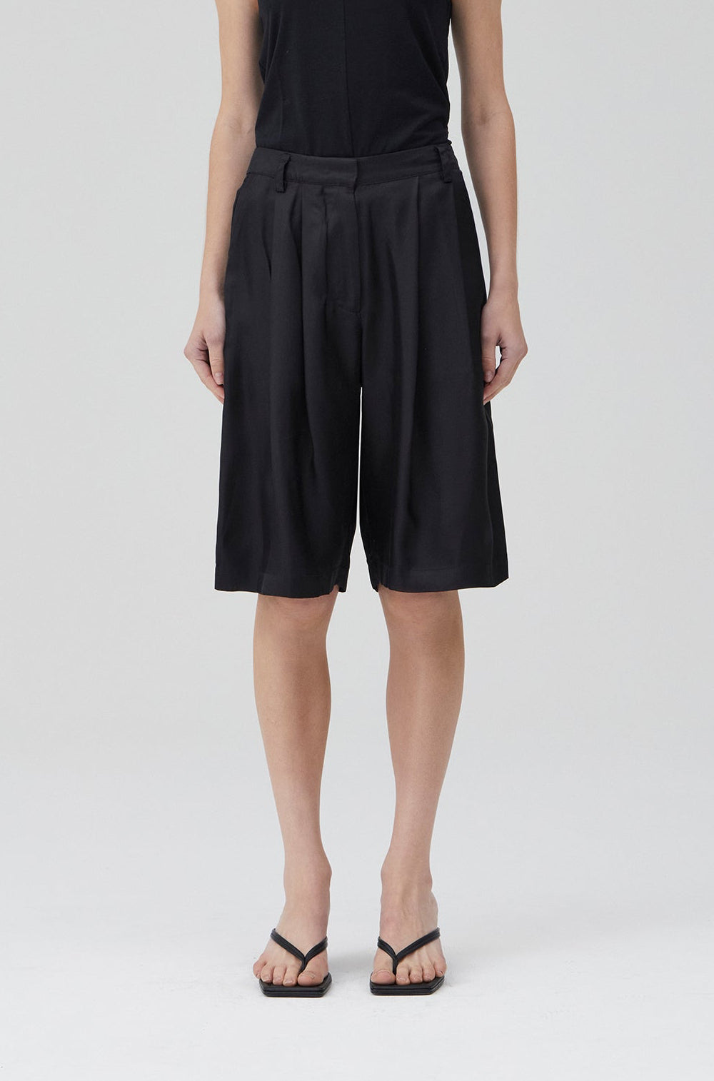 Silk Bermuda - Black