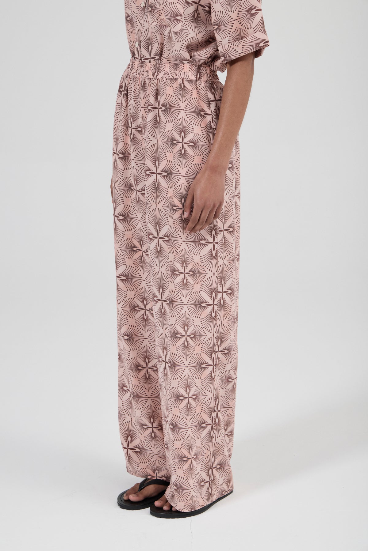 Resort Silk Pant - Astoria Pink