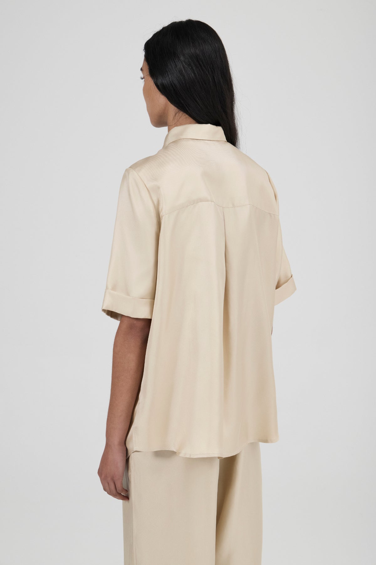 Safari Silk Shirt 2.0 - Creme Brulee Twill