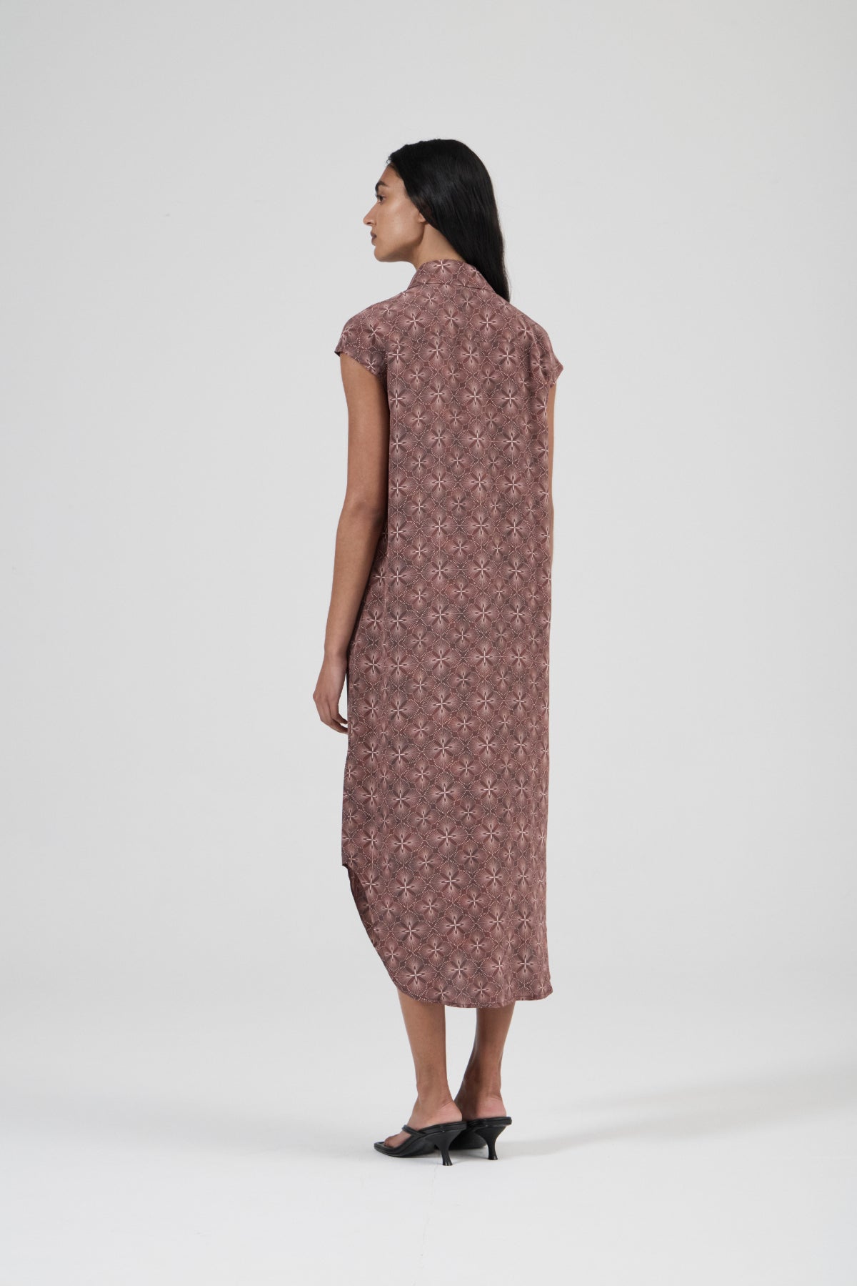 Pool Dress - Astoria Fig Silk