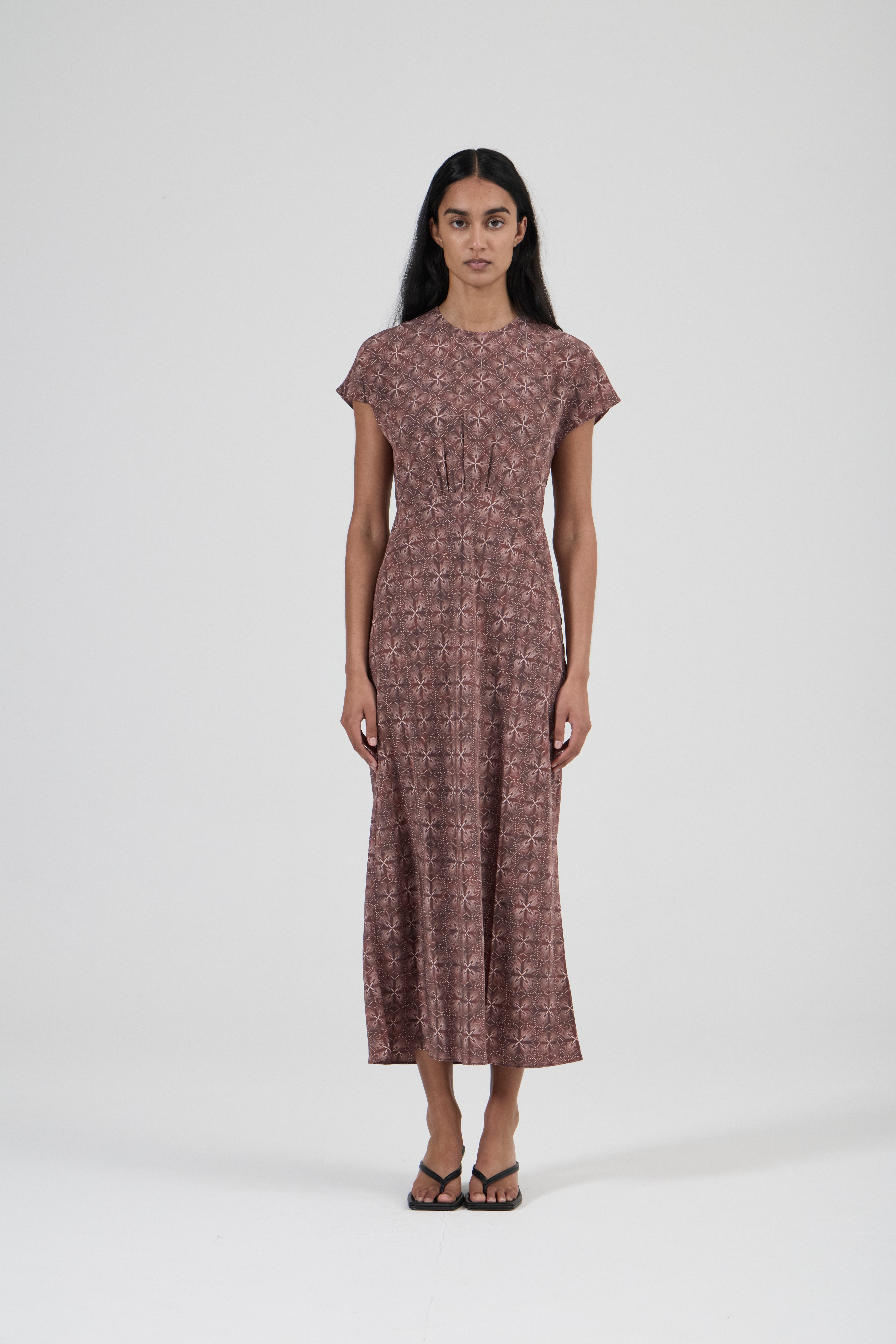 Everyday Dress - Astoria Fig Silk