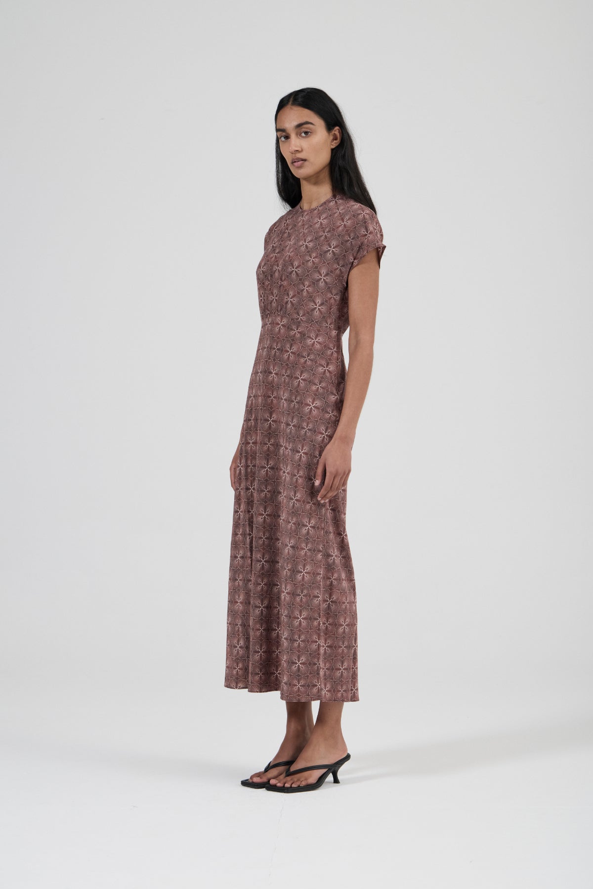 Everyday Dress - Astoria Fig Silk