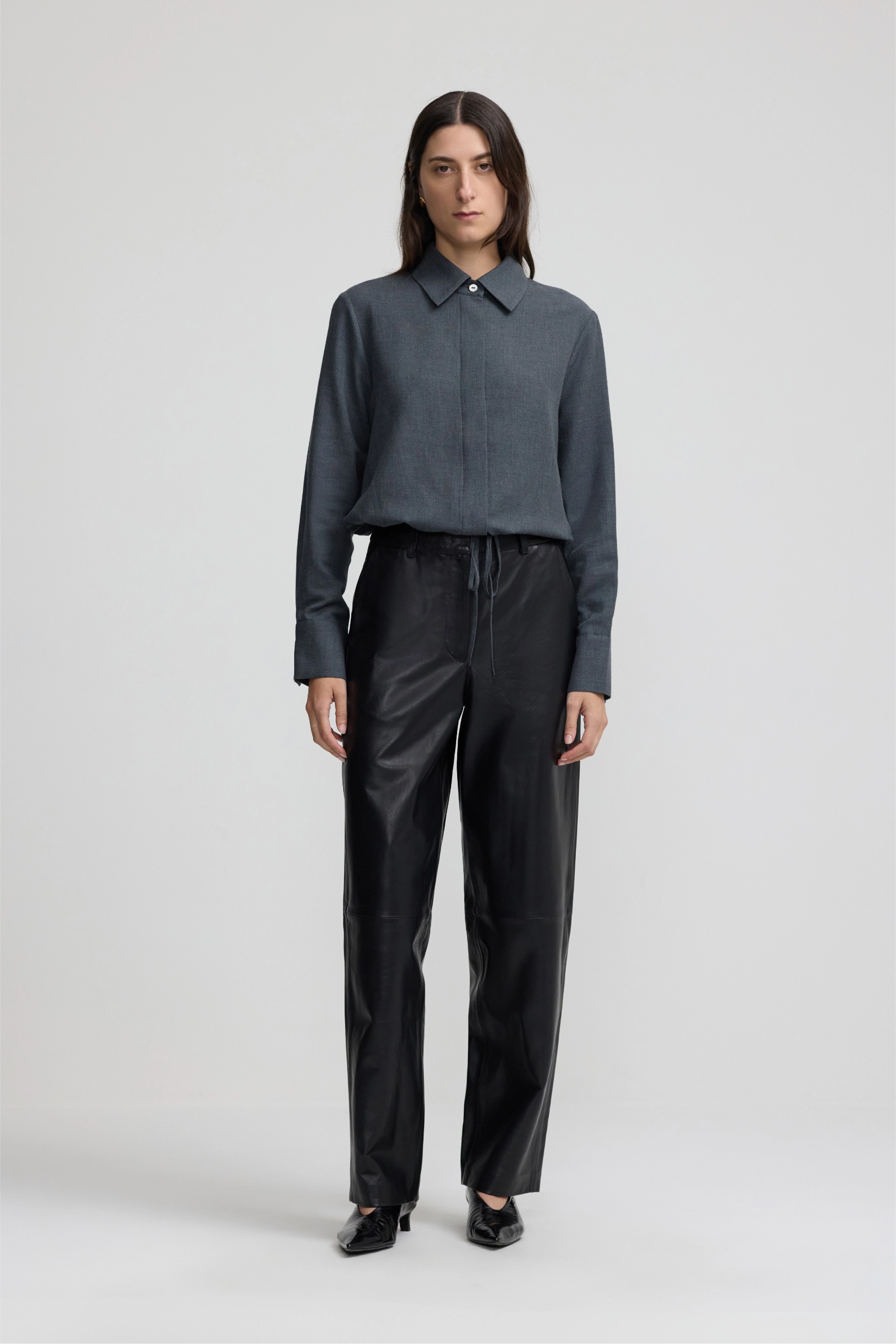 Leather Forever Pant - Black