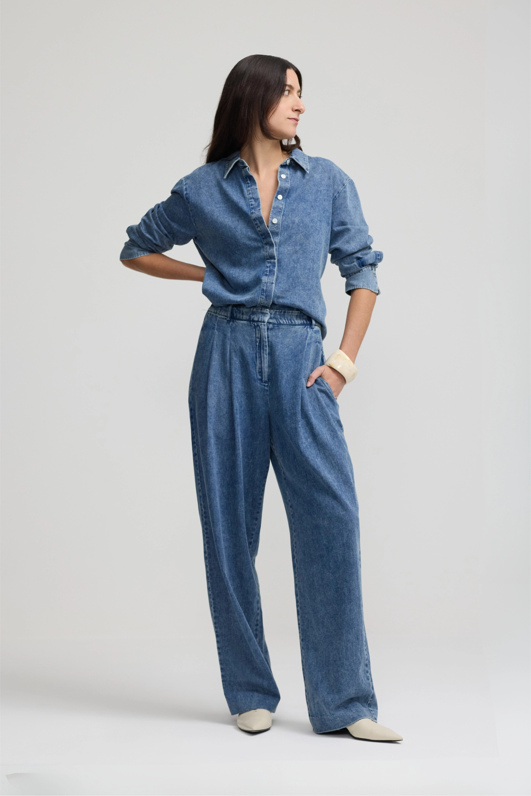 Hero Shirt - Aged Denim