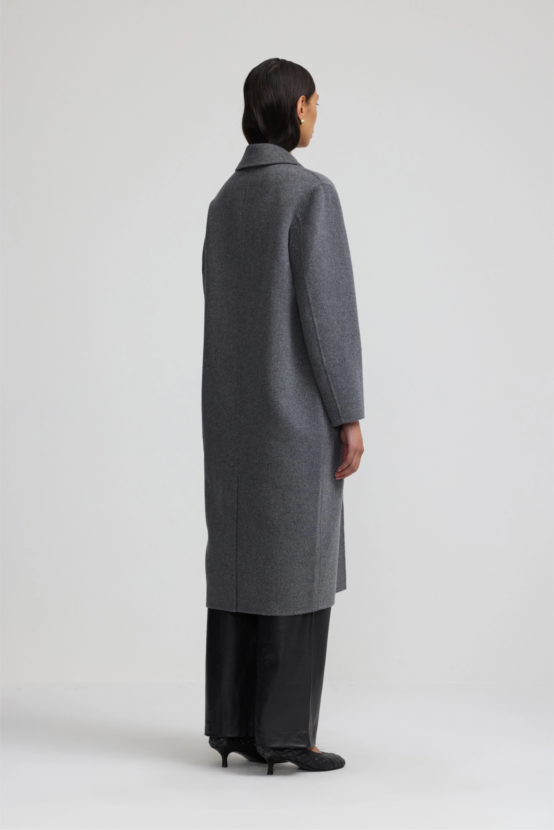 Cashmere Icon Coat - Charcoal Grey