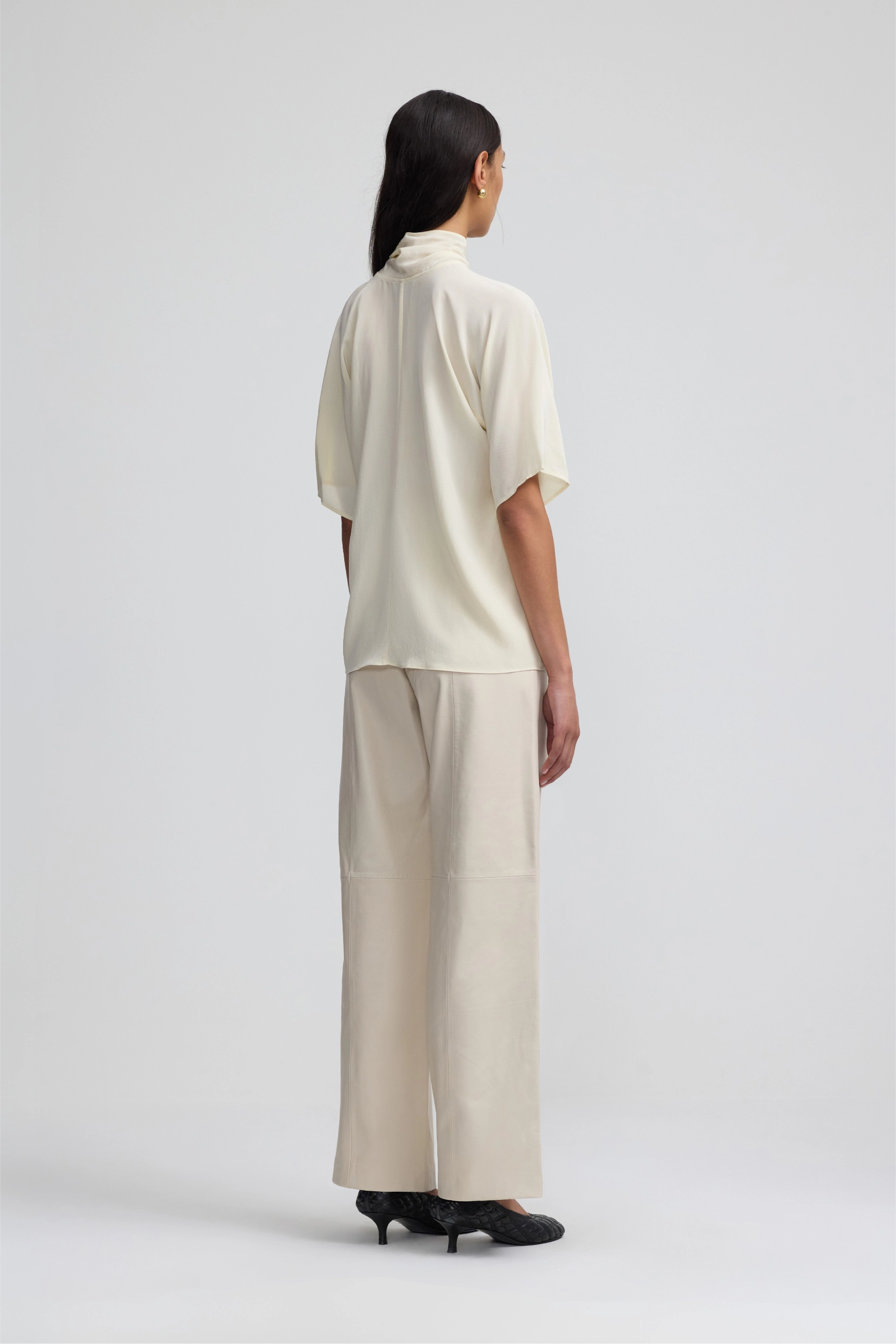 Silk Scarf T - Pistachio Shell