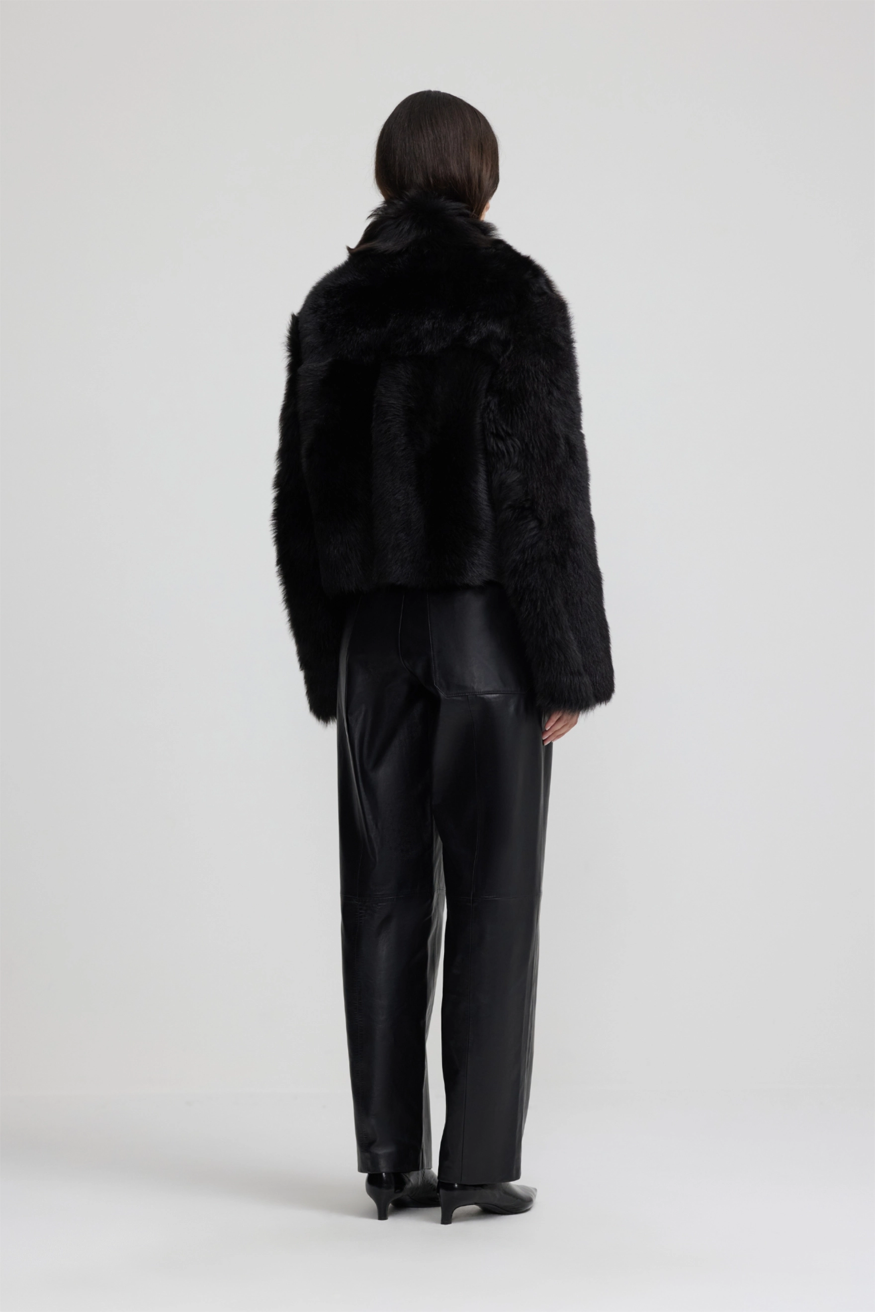 Toscana Cropped Coat - Chocolate
