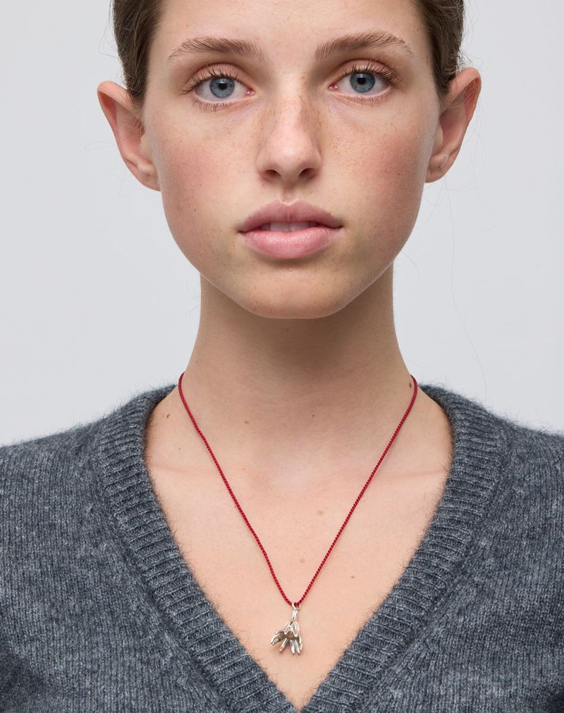 Meadowlark Magda String Necklace - Silver