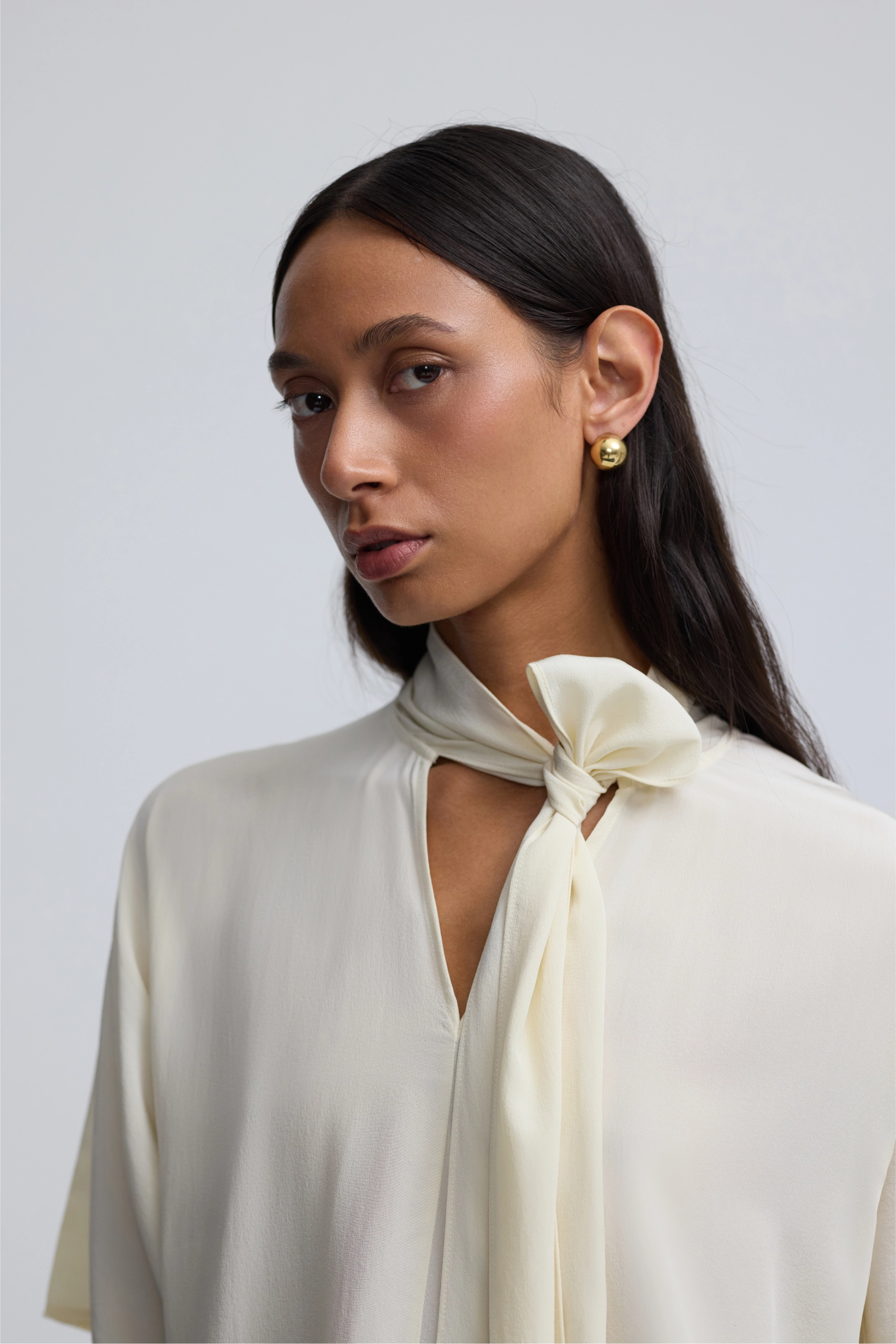 Silk Scarf T - Pistachio Shell