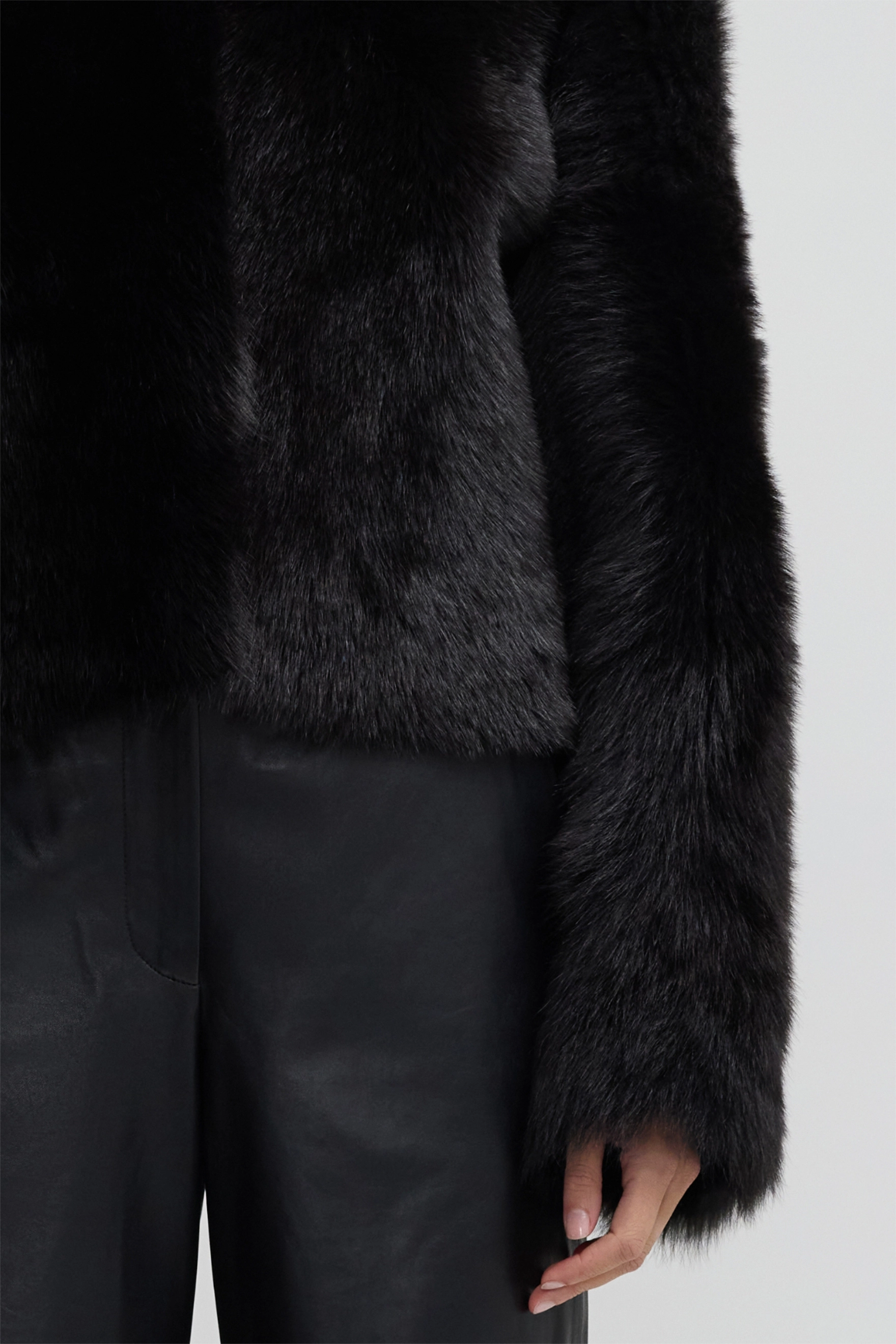 Toscana Cropped Coat - Chocolate