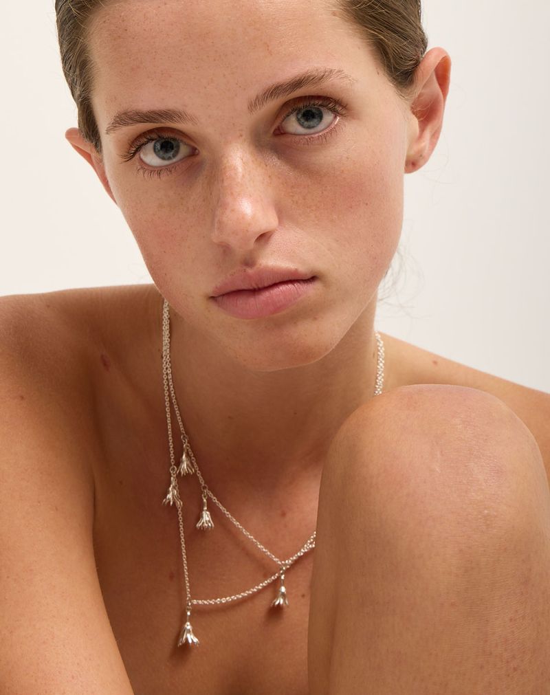 Meadowlark Magda Five Charm Necklace - Gold