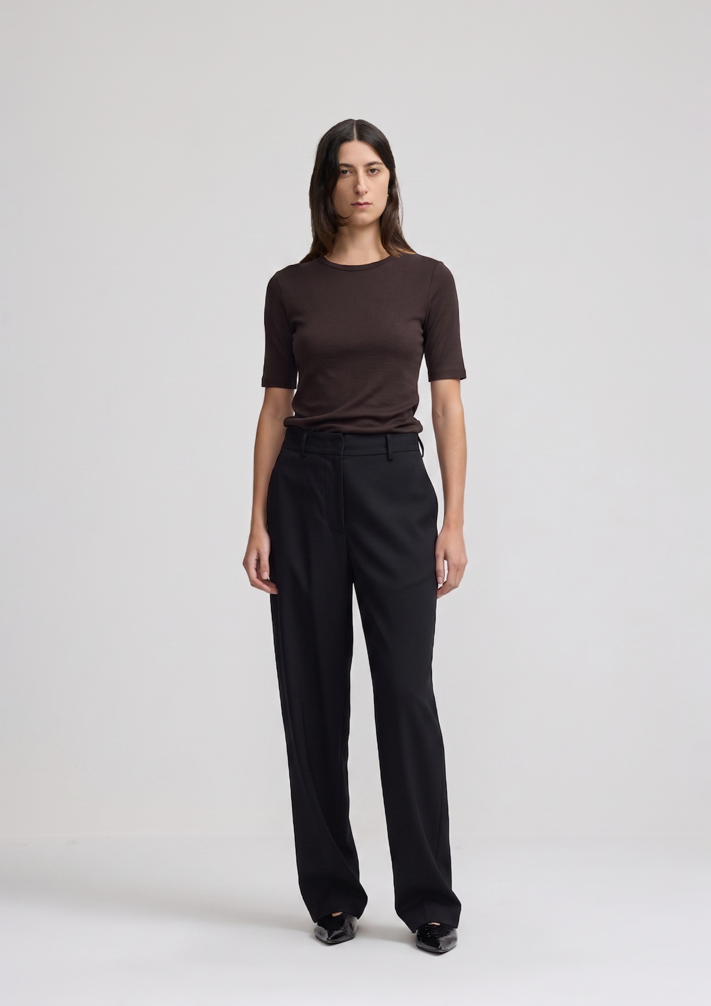 Merino Tee - Espresso