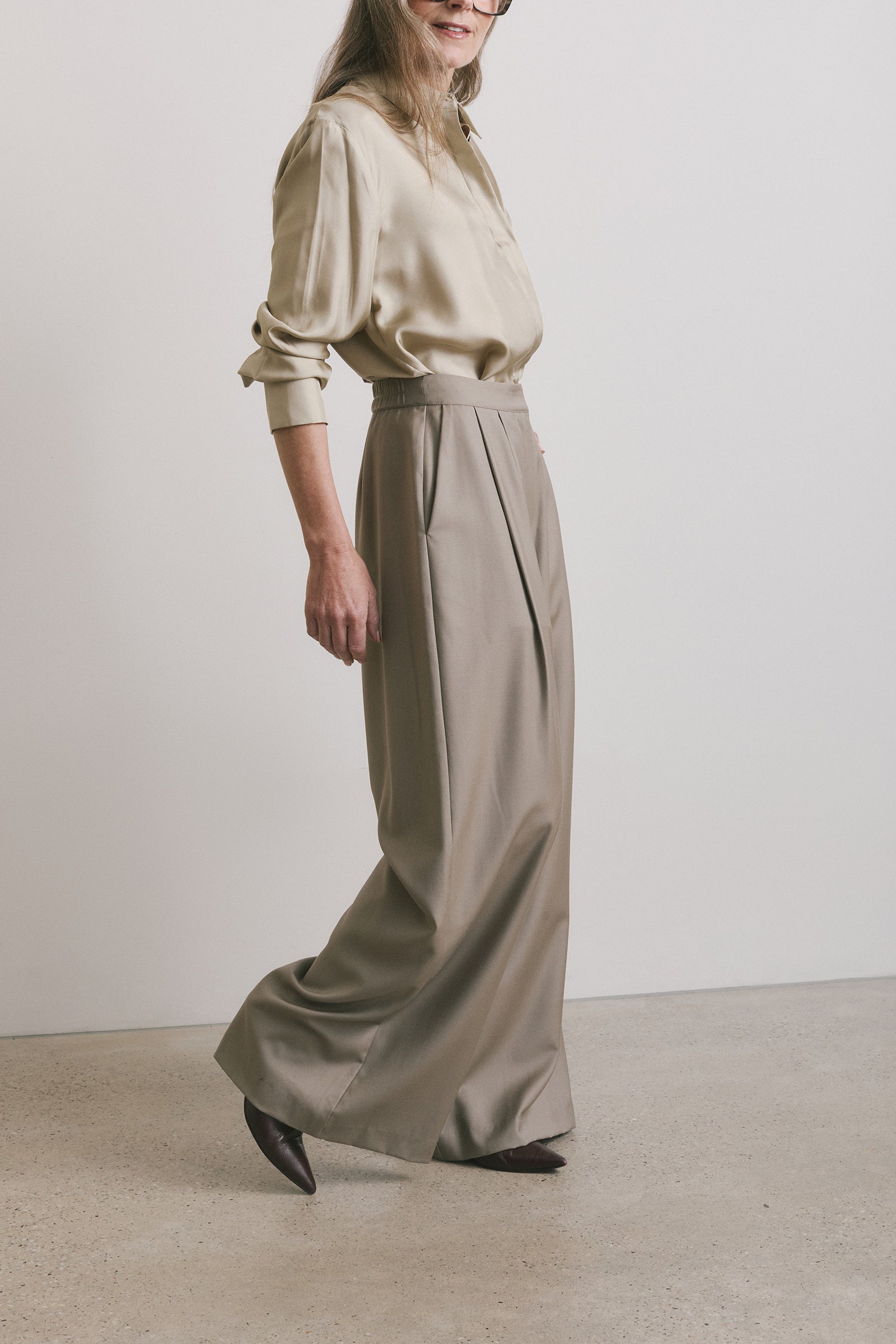 Hero Shirt - New Beige Silk