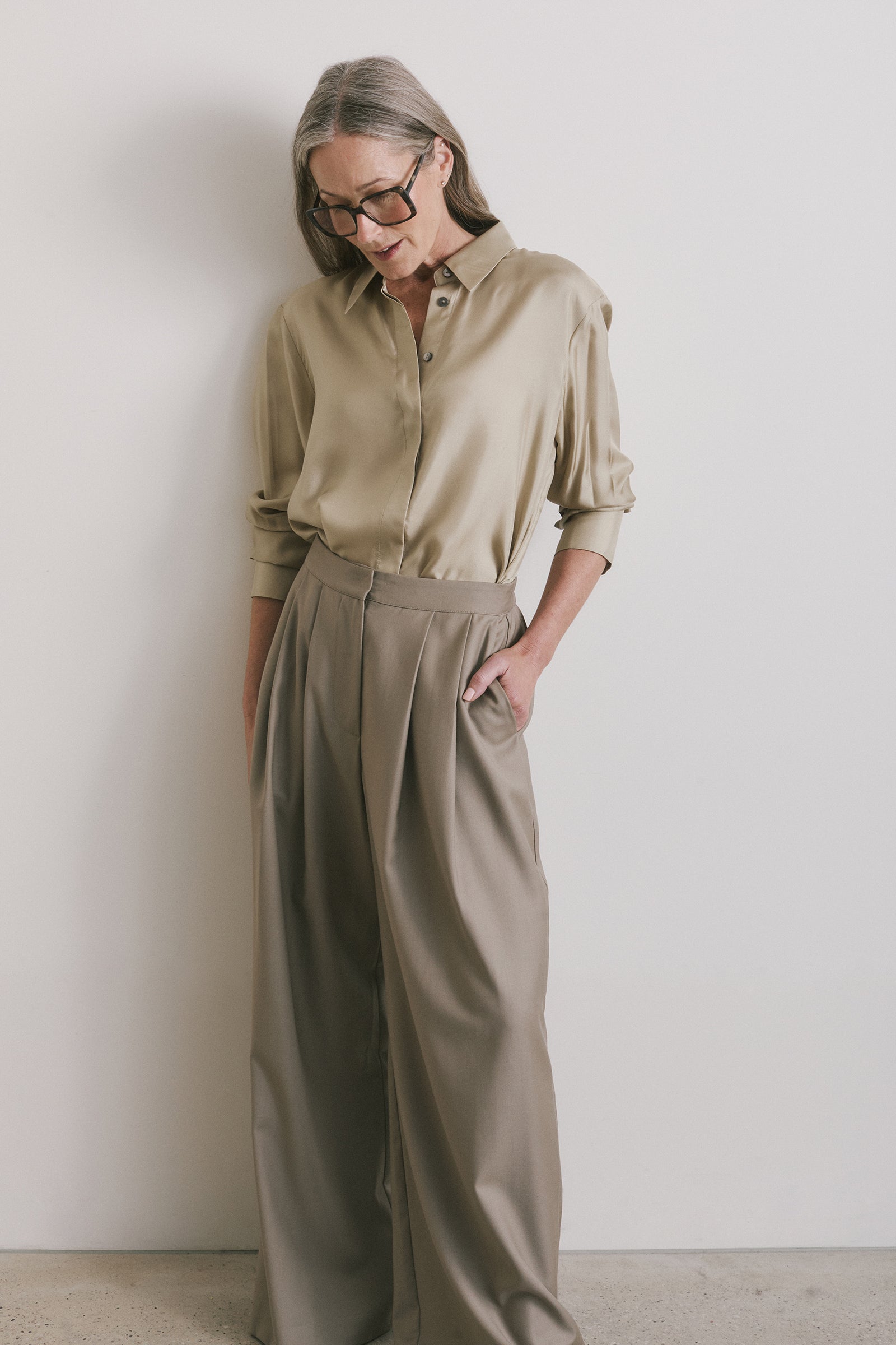 Hero Pant - Taupe Wool