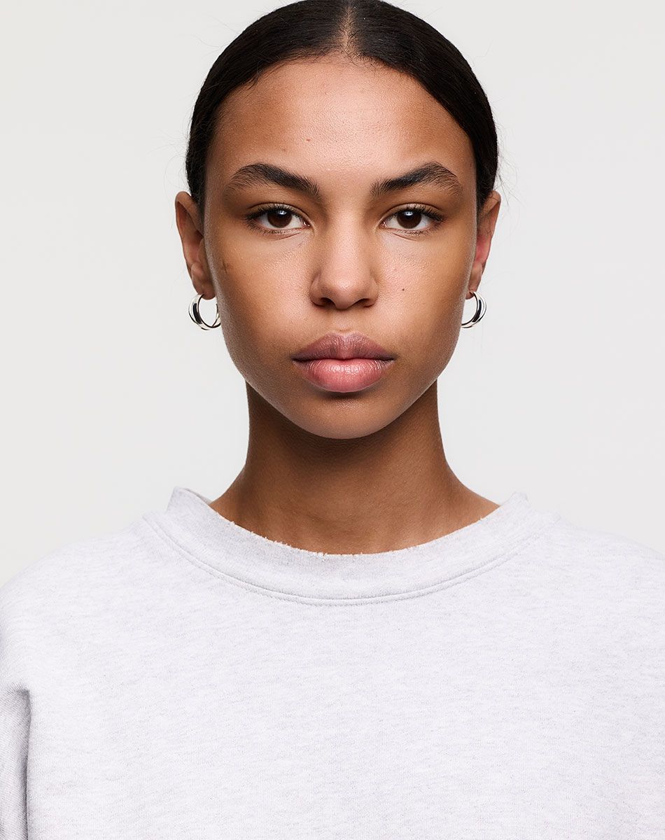 Meadowlark Medium Bliss Hoops - Silver