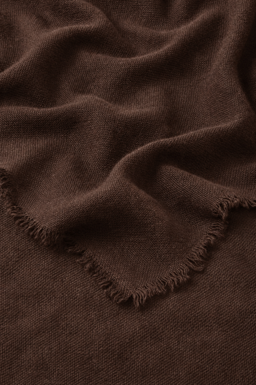 Cashmere Whisper Thin Scarf - Whisper White / Cafe Solo