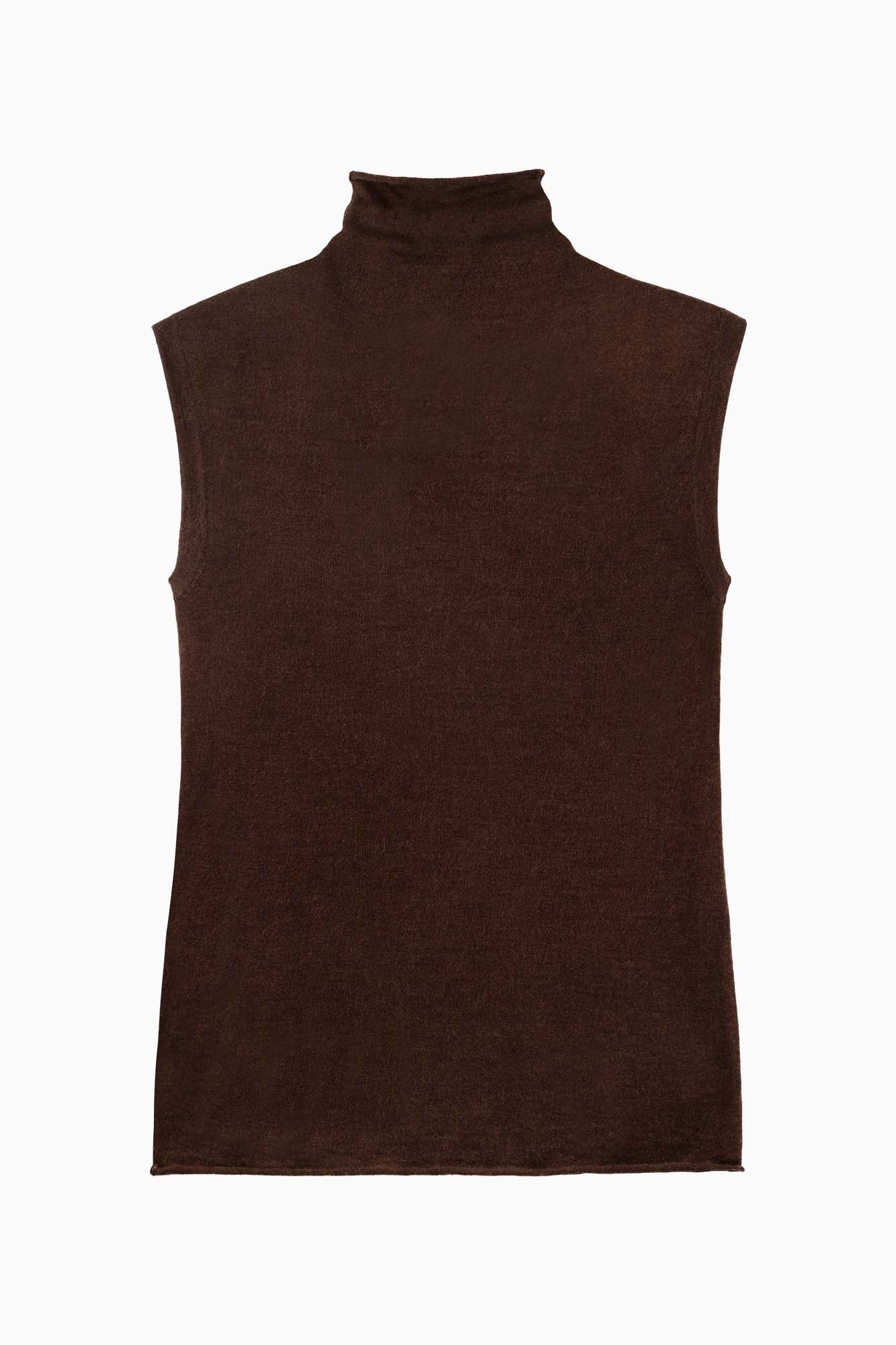 Cashmere Sleeveless Top - Java