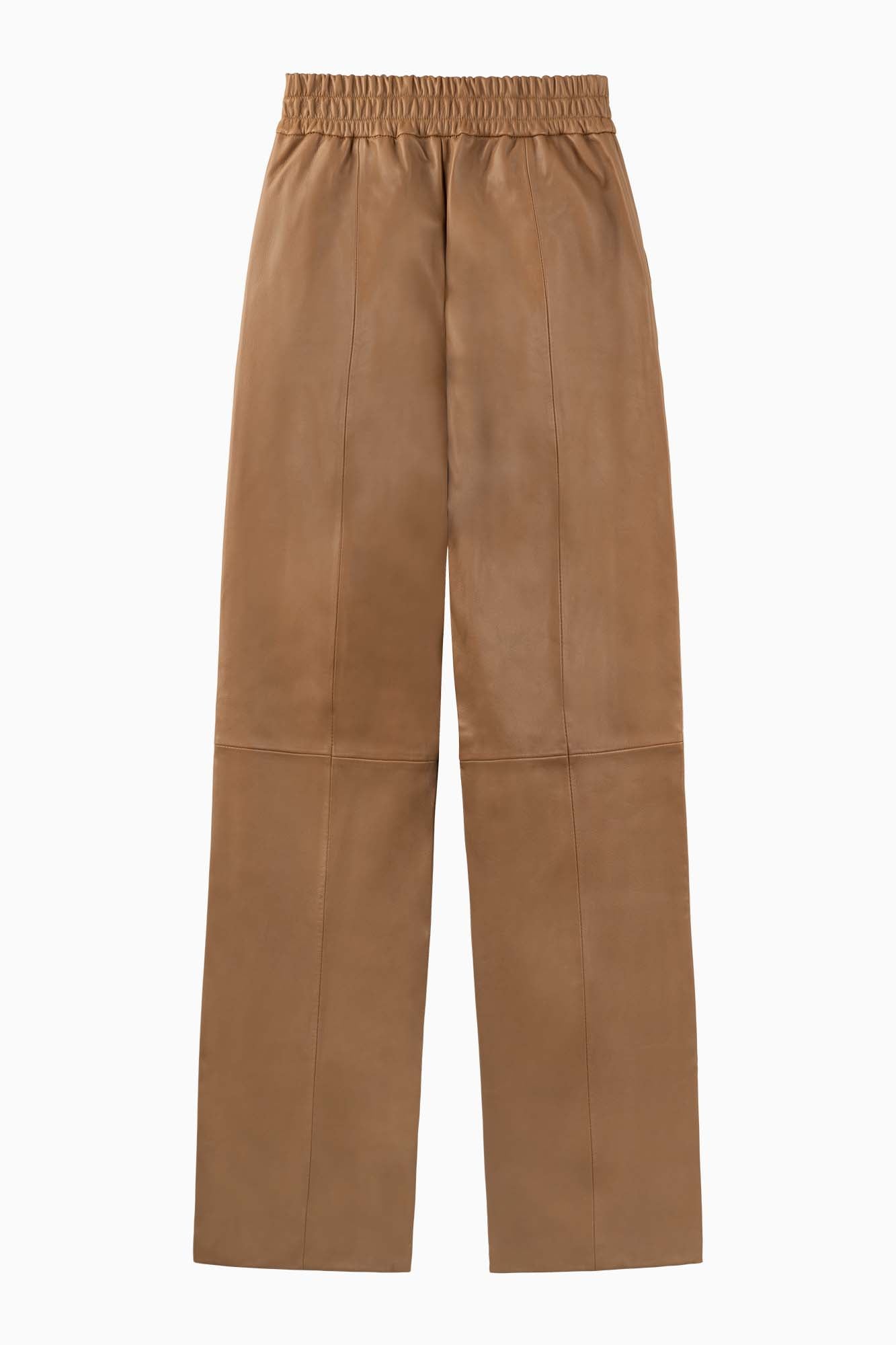 Relaxed Leather Pant - Caramel