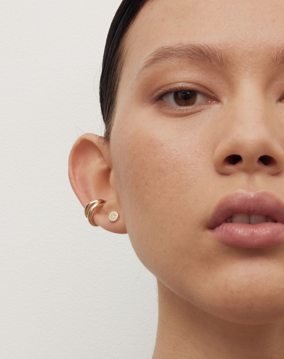 Meadowlark Medium Coco Ear Cuff - Silver