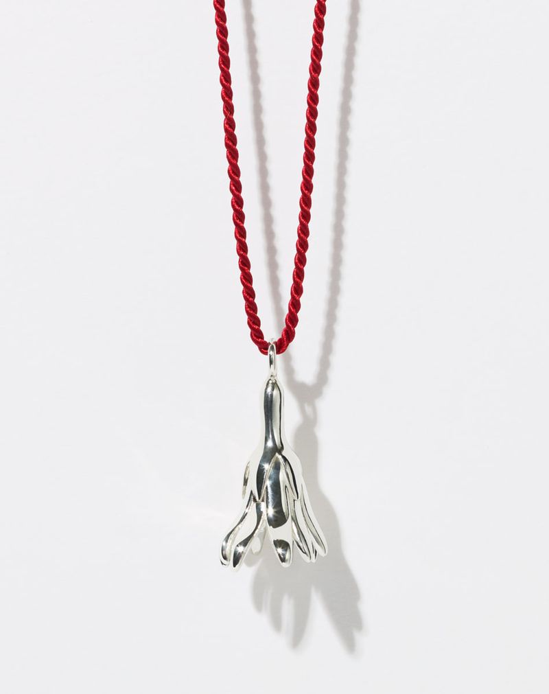 Meadowlark Magda String Necklace - Silver
