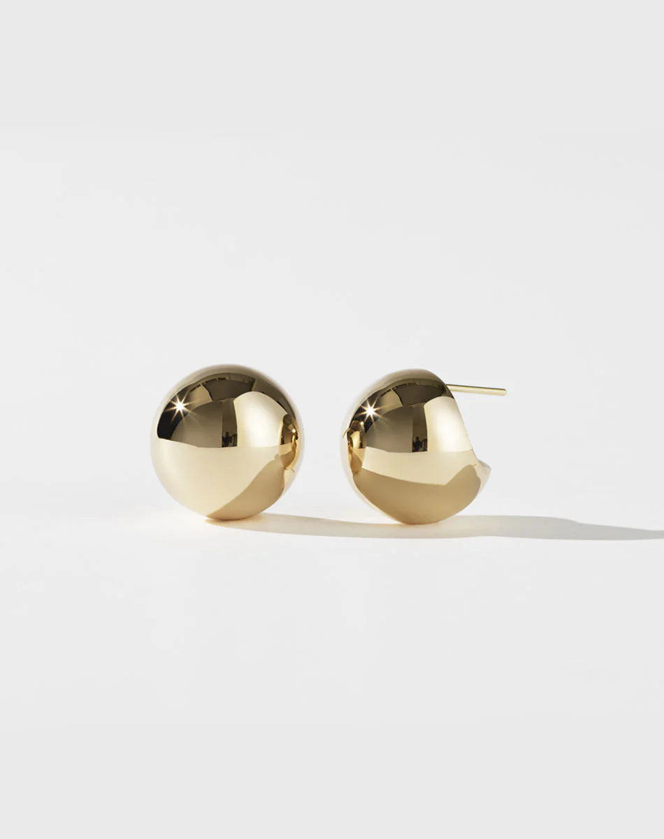 Meadowlark Medium Orb Earrings - Gold