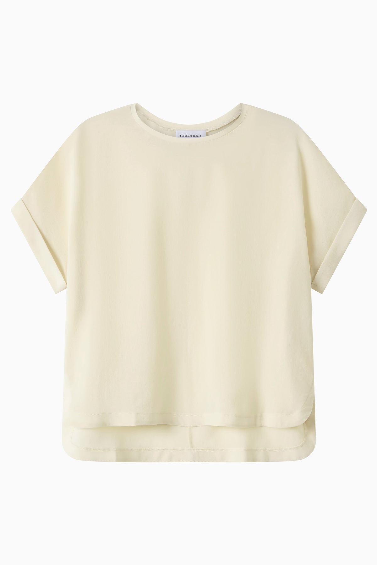 Relaxed Silk T-Shirt - Pistachio Shell