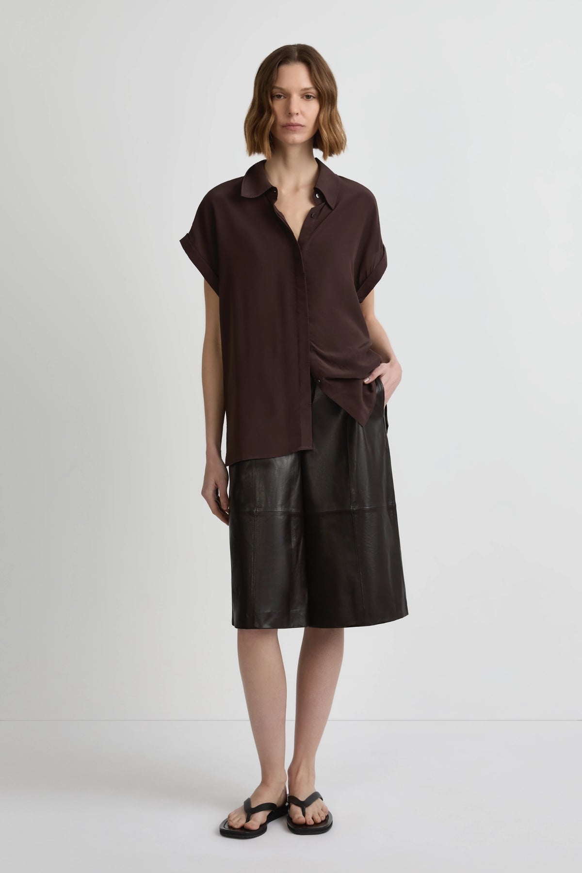 Heatwave Shirt - Cafe Solo Silk