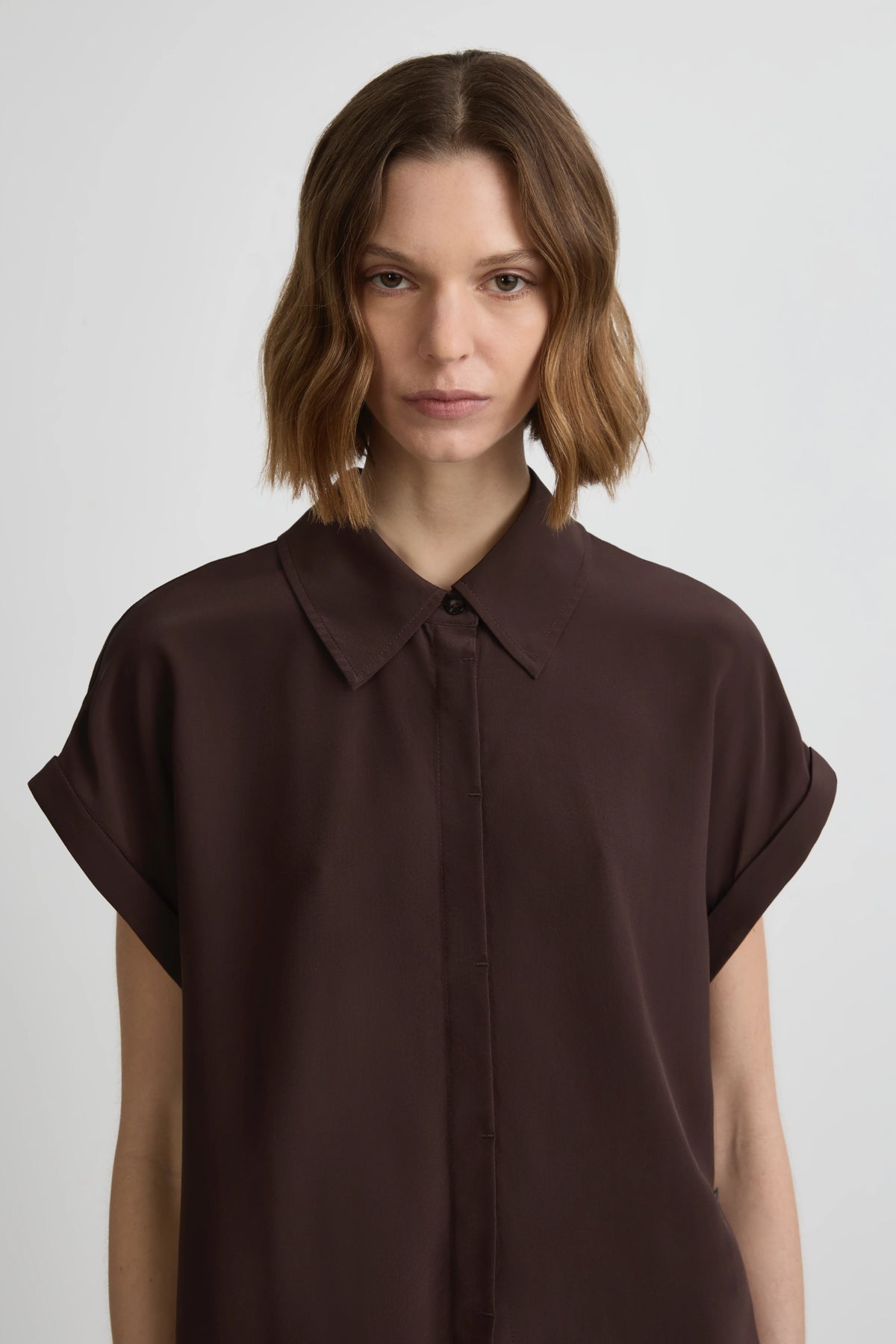 Heatwave Shirt - Cafe Solo Silk