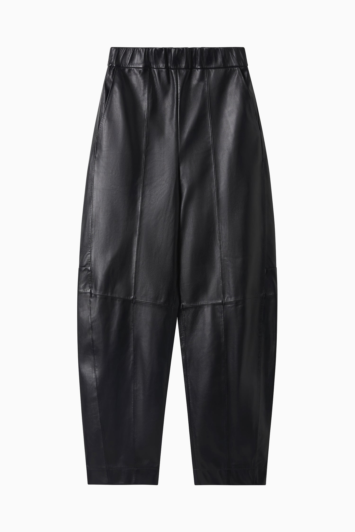 Leather Runaround Pant - Black