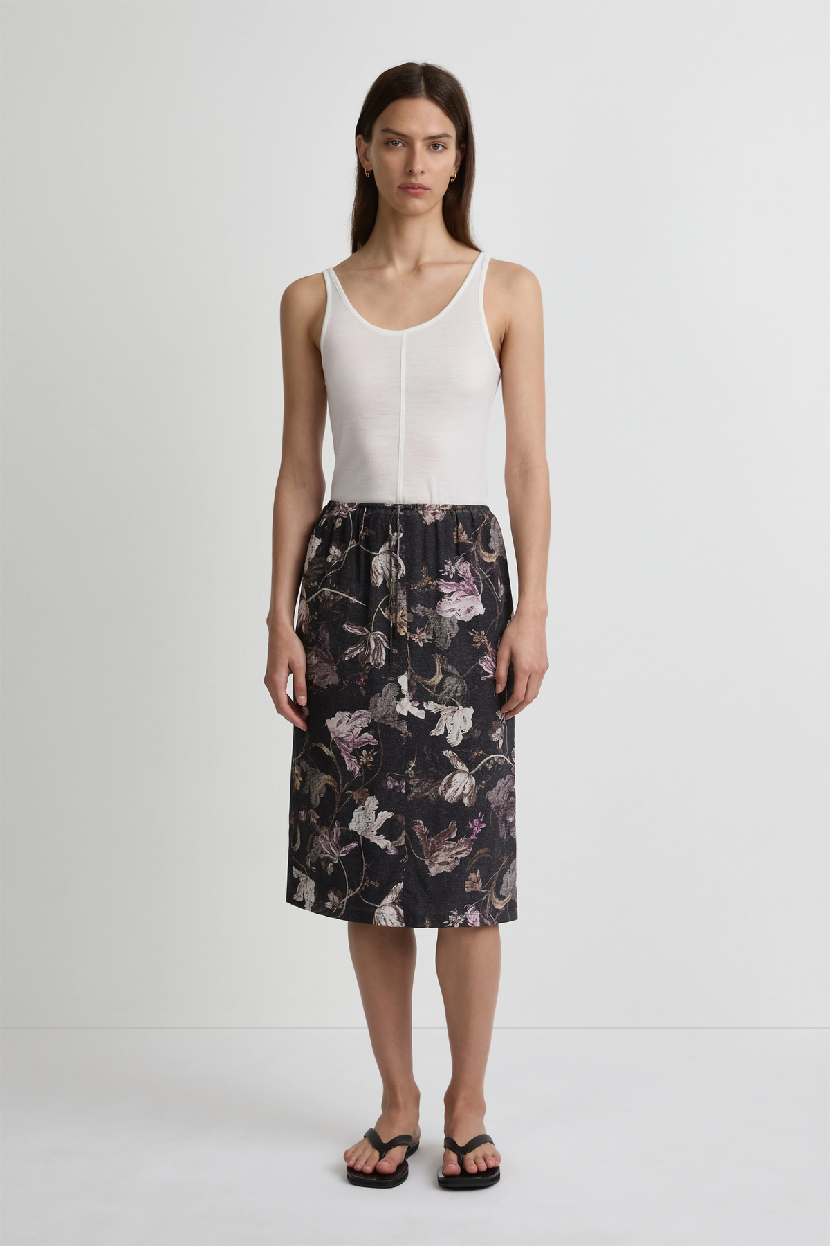 Origin Skirt - Flores Silk