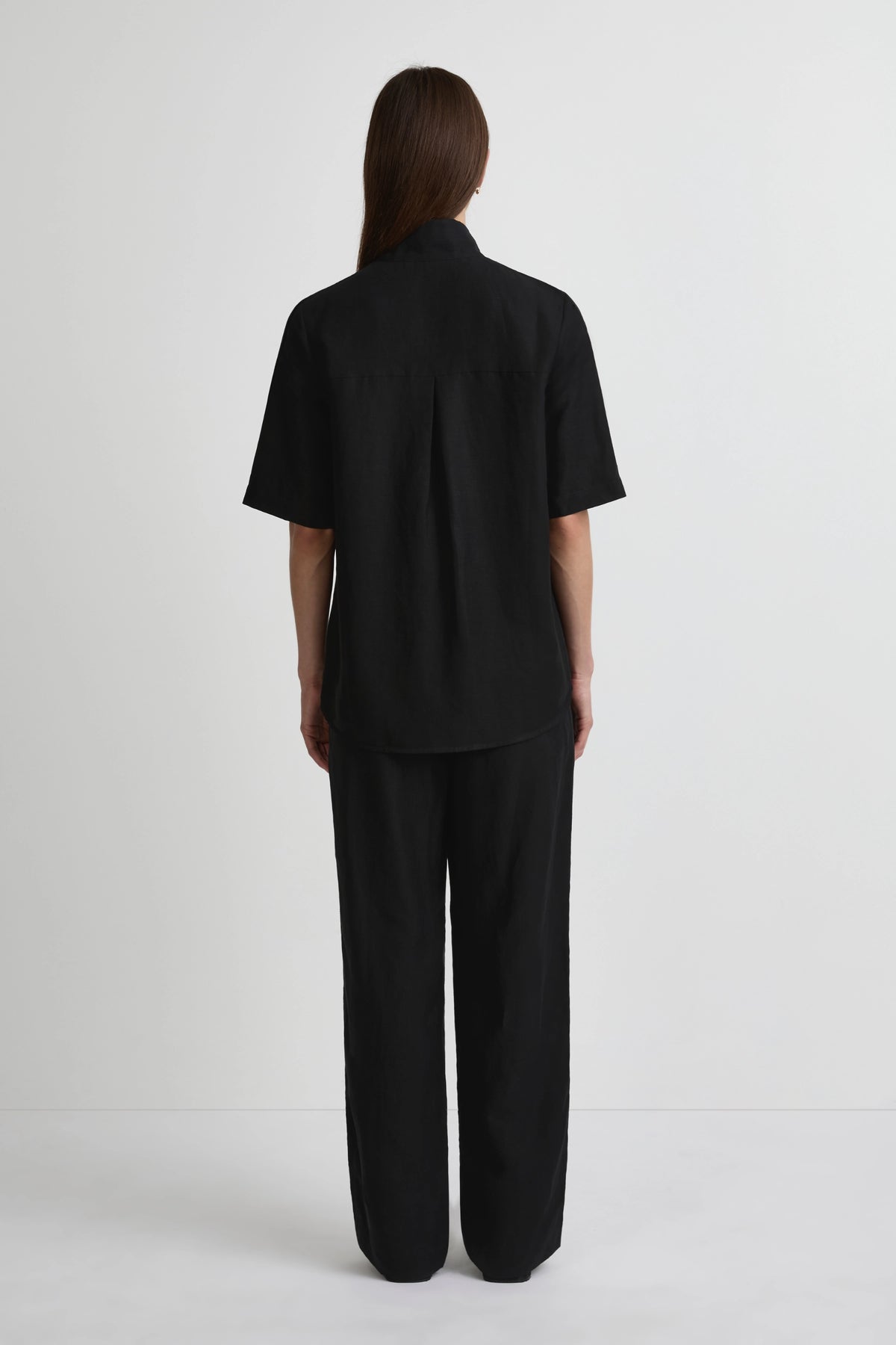 Edition Shirt - Black Silk Linen
