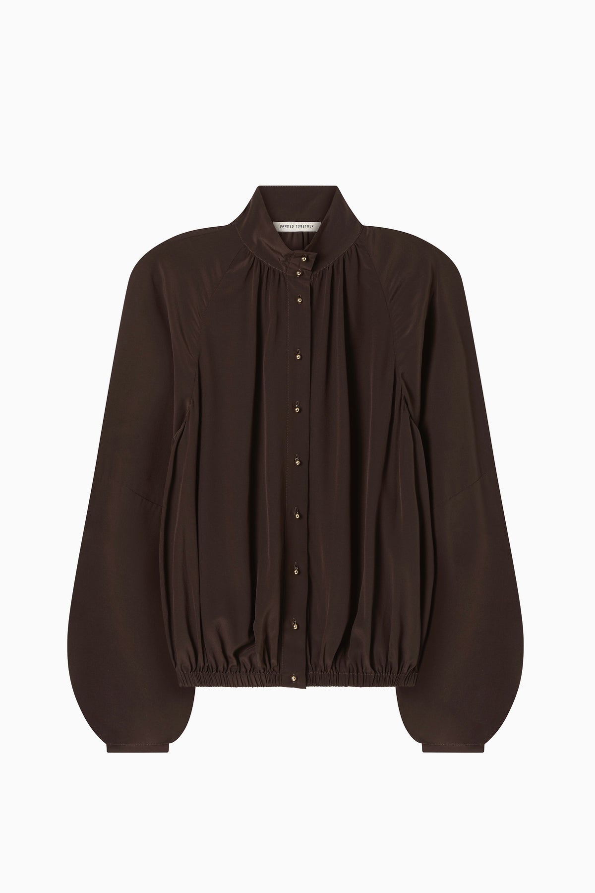 Enamoured Blouse - Cafe Solo Silk